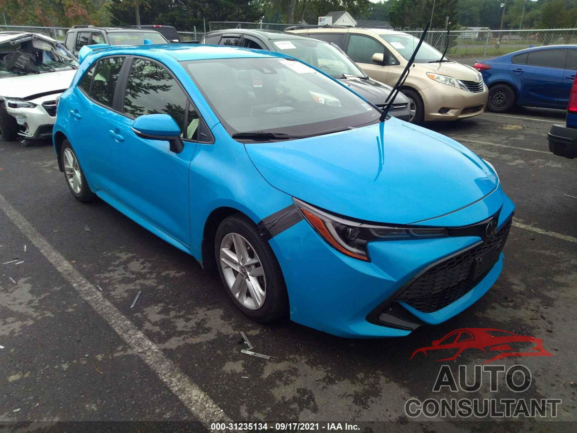 TOYOTA COROLLA HATCHBACK 2019 - JTNK4RBE5K3011700