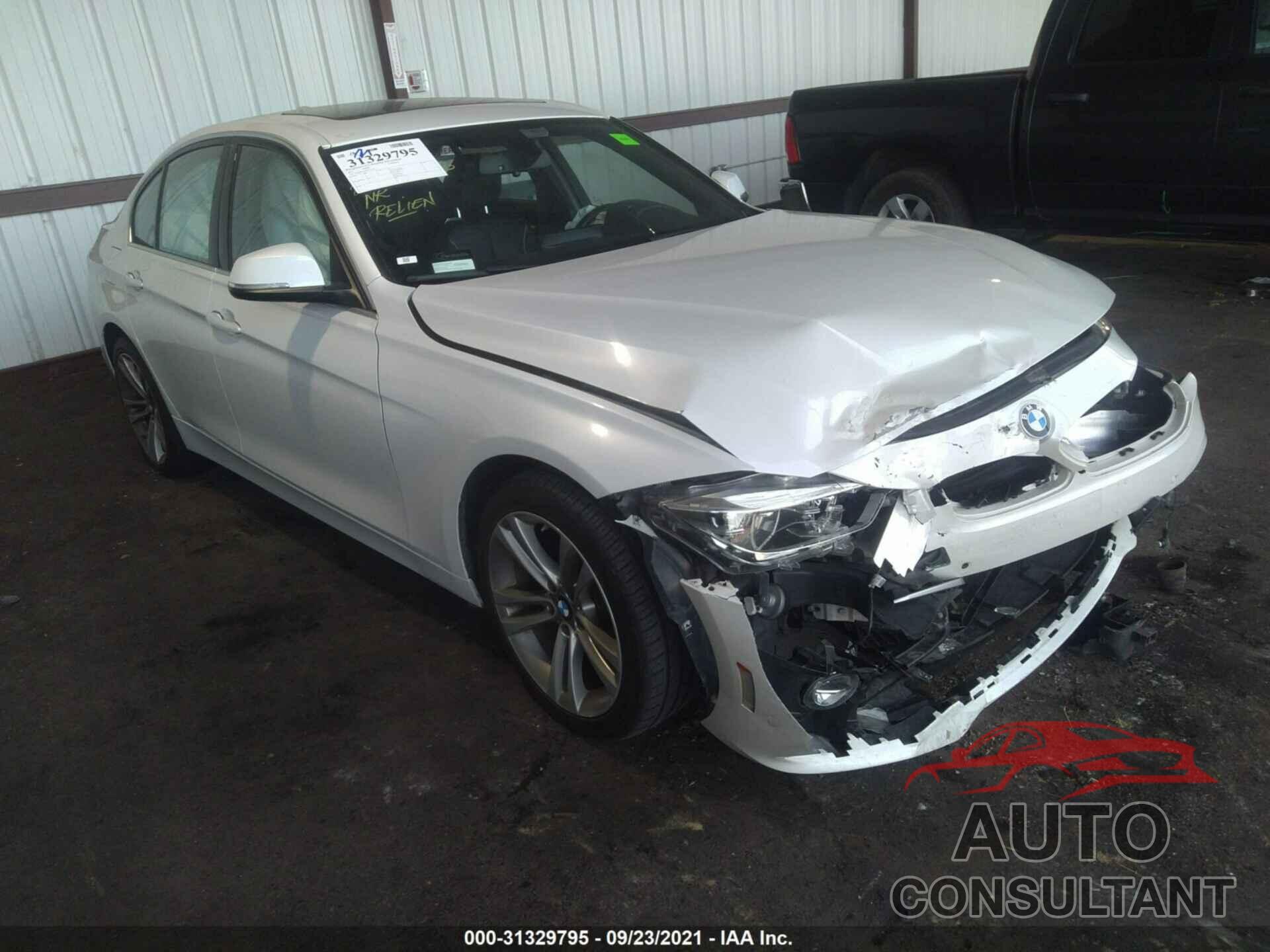 BMW 3 SERIES 2017 - WBA8B9G36HNU53343