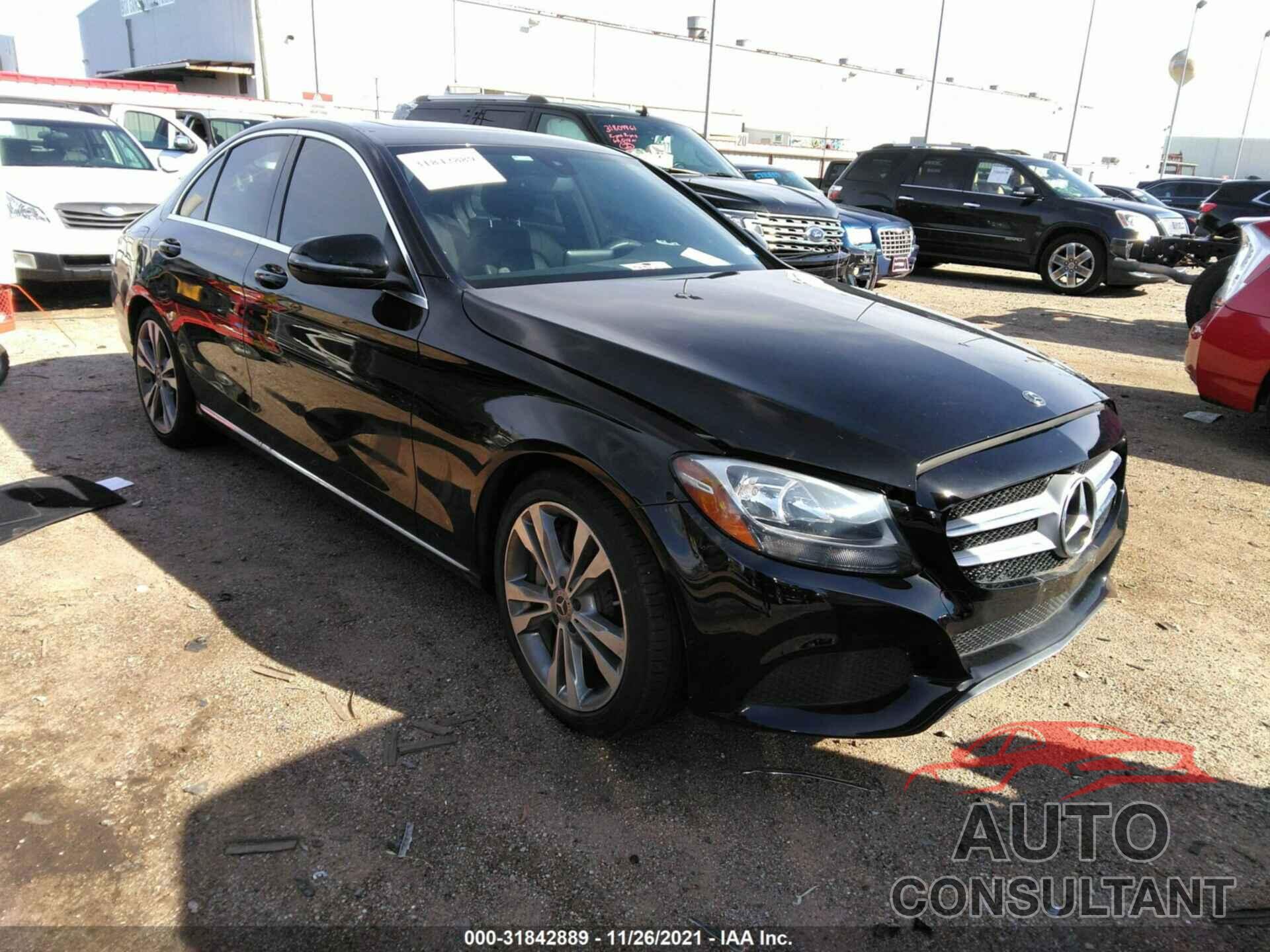 MERCEDES-BENZ C-CLASS 2018 - 55SWF4JB4JU281835