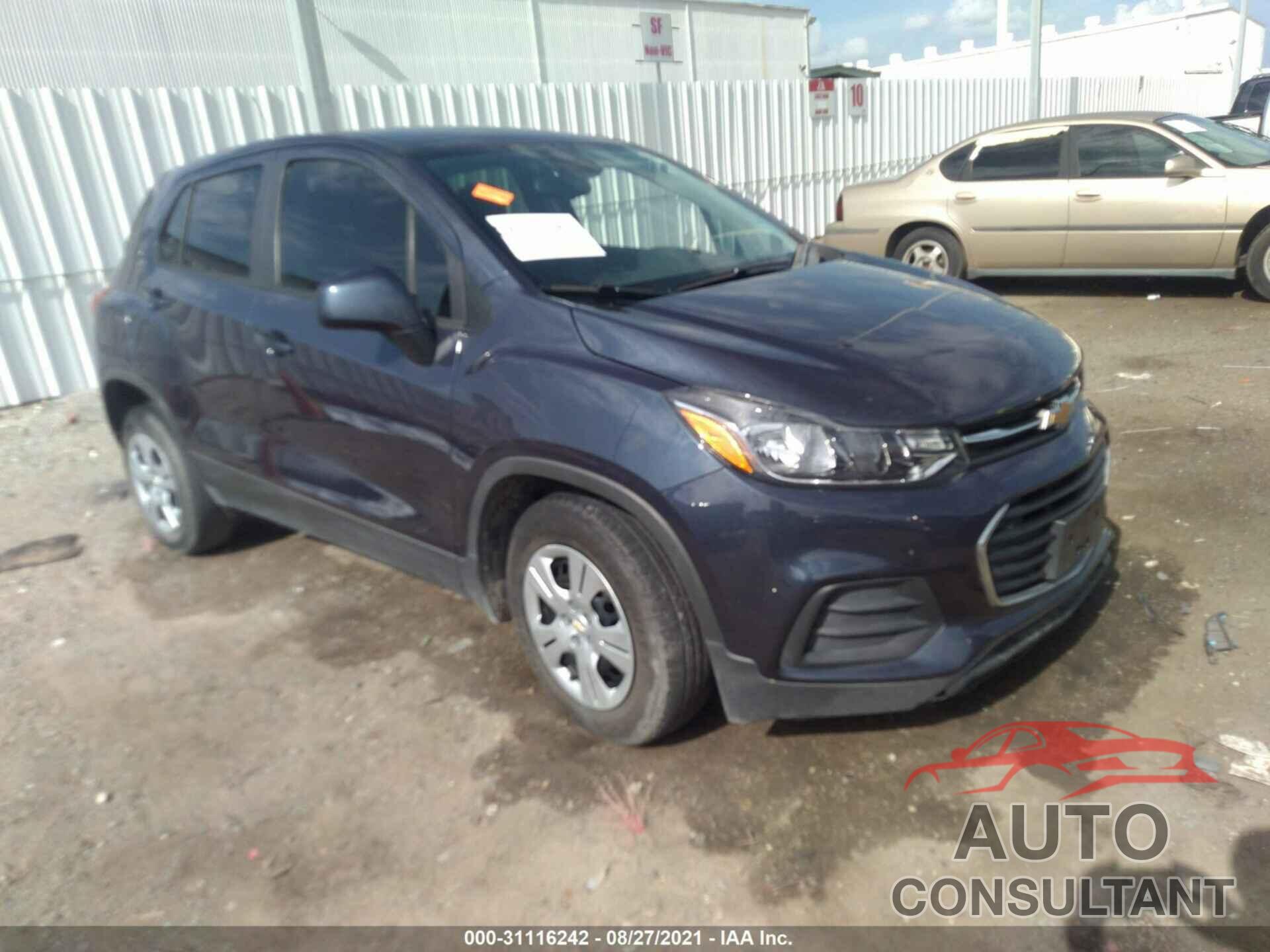 CHEVROLET TRAX 2019 - 3GNCJKSB6KL159199