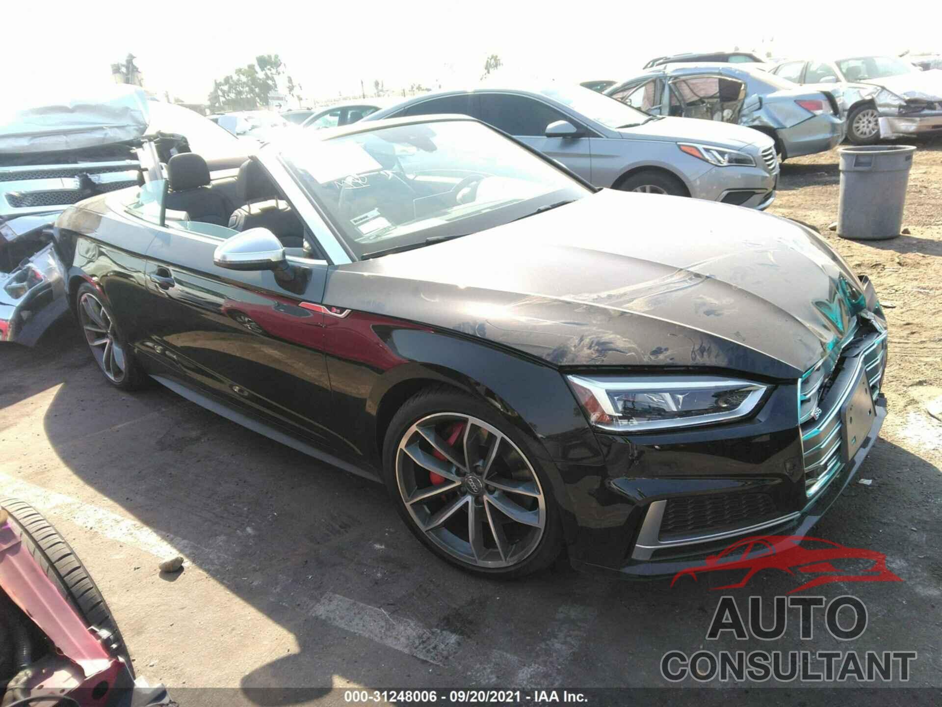 AUDI S5 CABRIOLET 2018 - WAUY4GF54JN006467