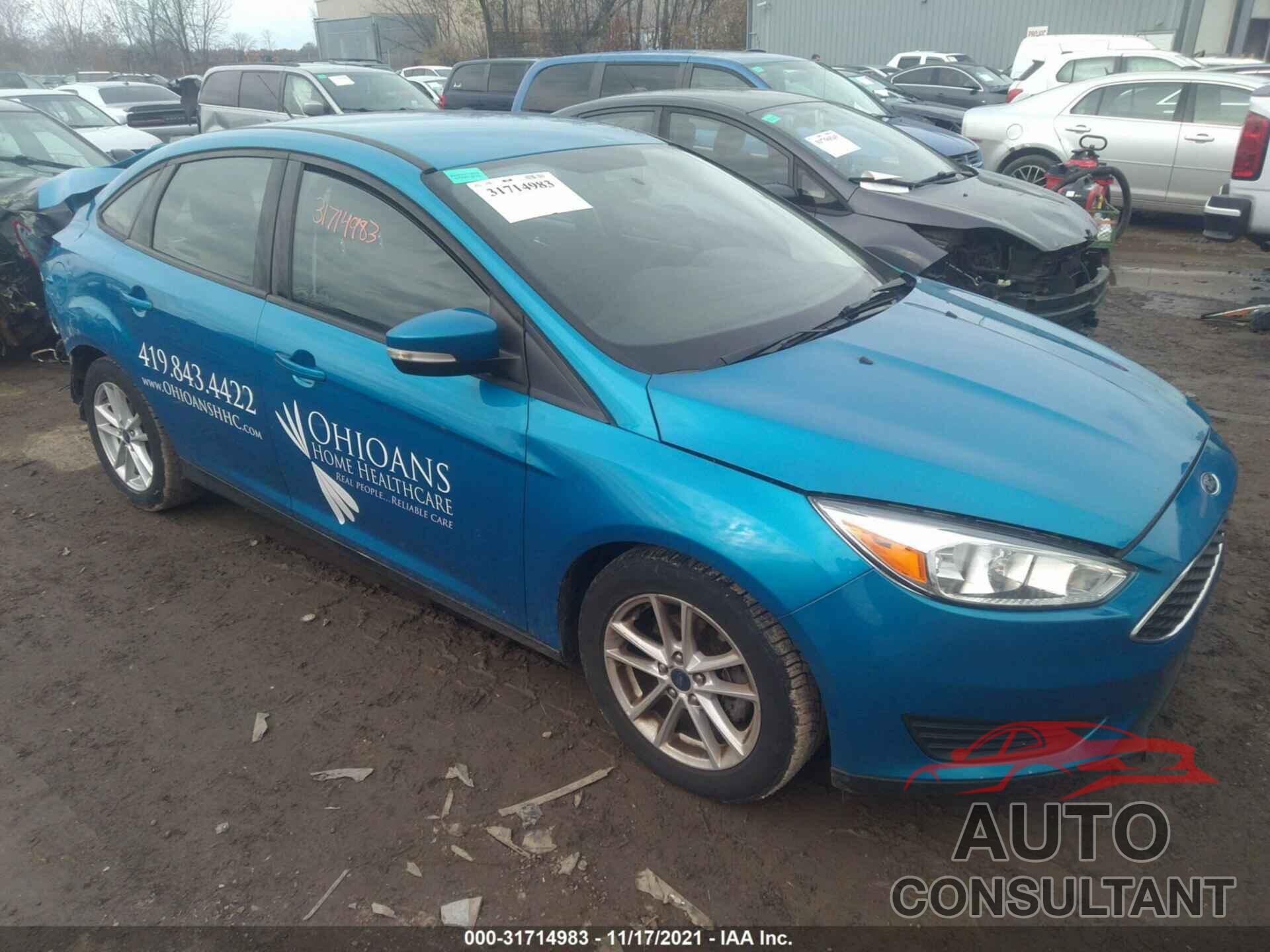 FORD FOCUS 2017 - 1FADP3F2XHL257495