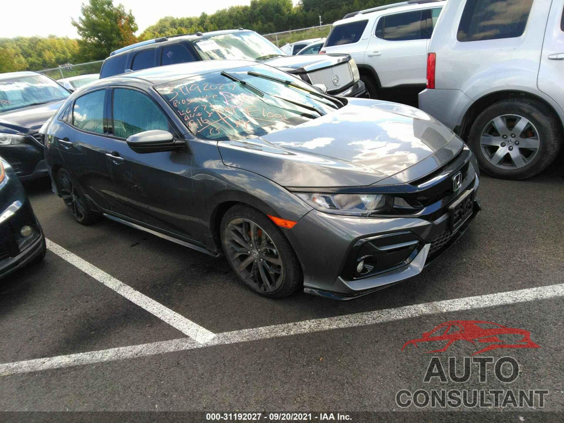 HONDA CIVIC HATCHBACK 2020 - SHHFK7G45LU226447