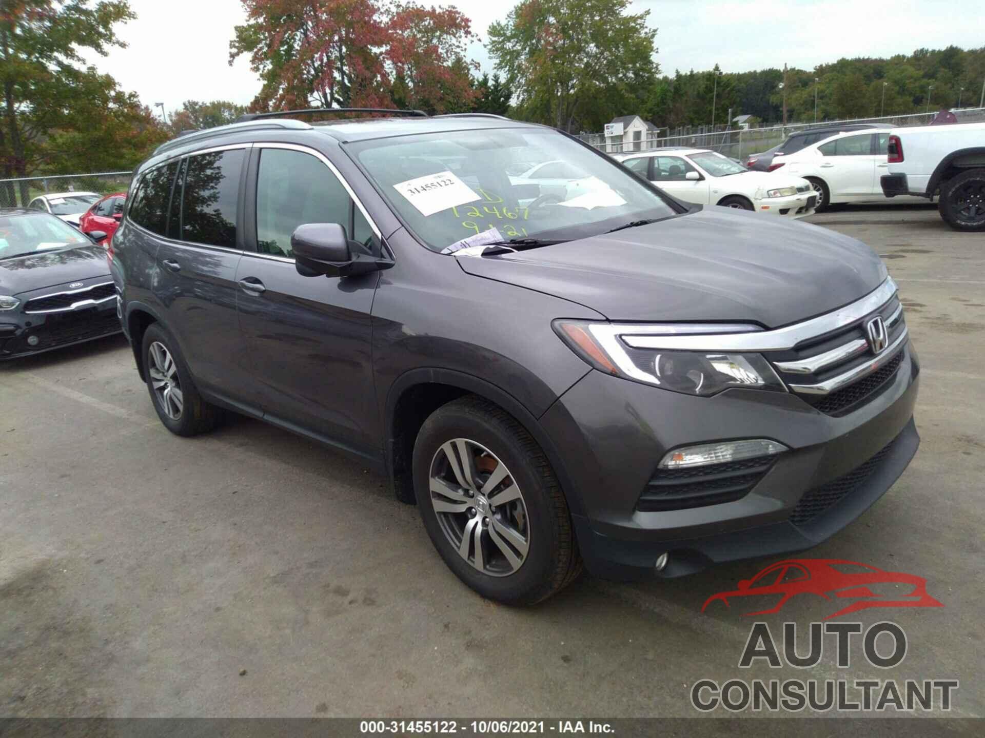 HONDA PILOT 2017 - 5FNYF6H53HB051879