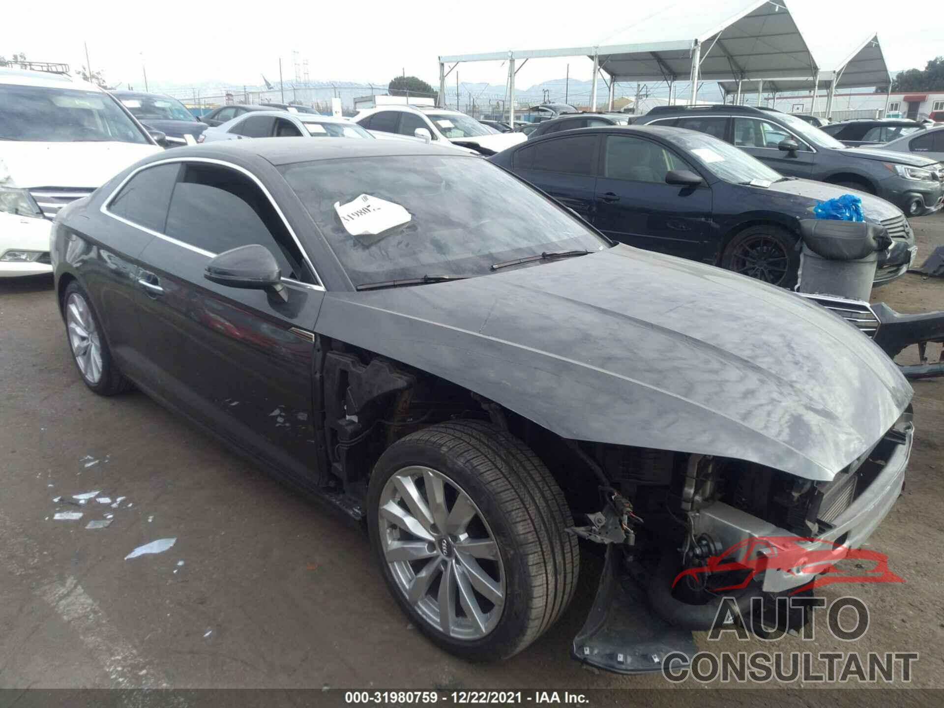 AUDI A5 COUPE 2018 - WAUNNAF5XJA094140