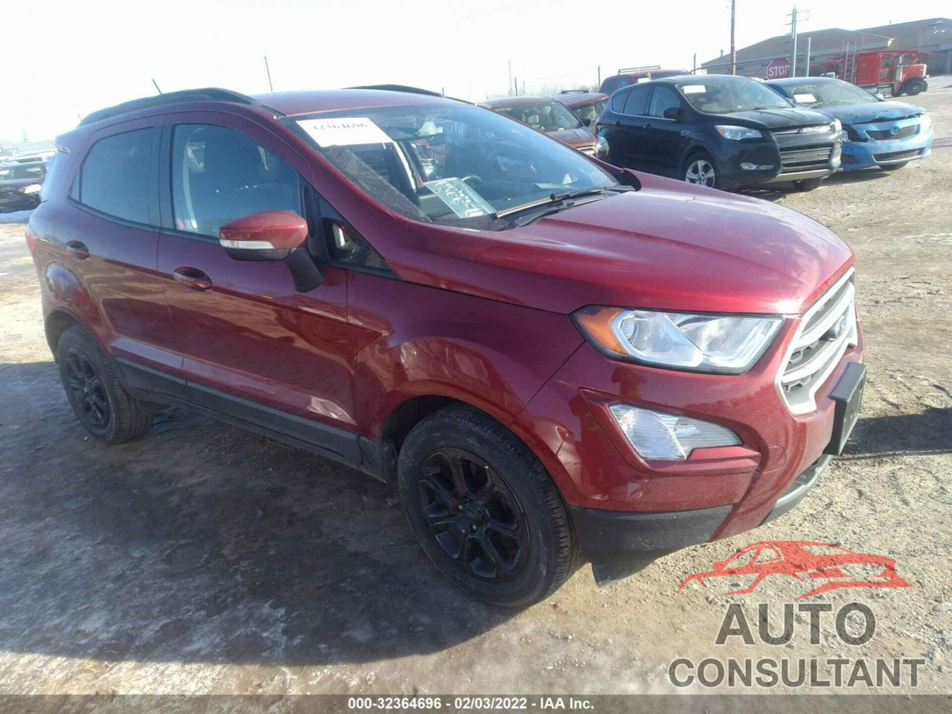 FORD ECOSPORT 2018 - MAJ3P1TE4JC204375