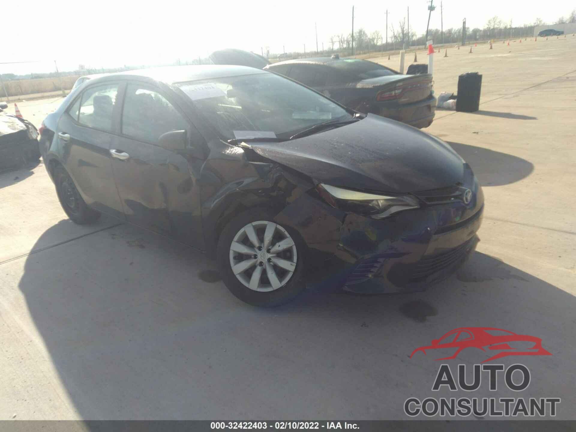 TOYOTA COROLLA 2016 - 2T1BURHE1GC731280