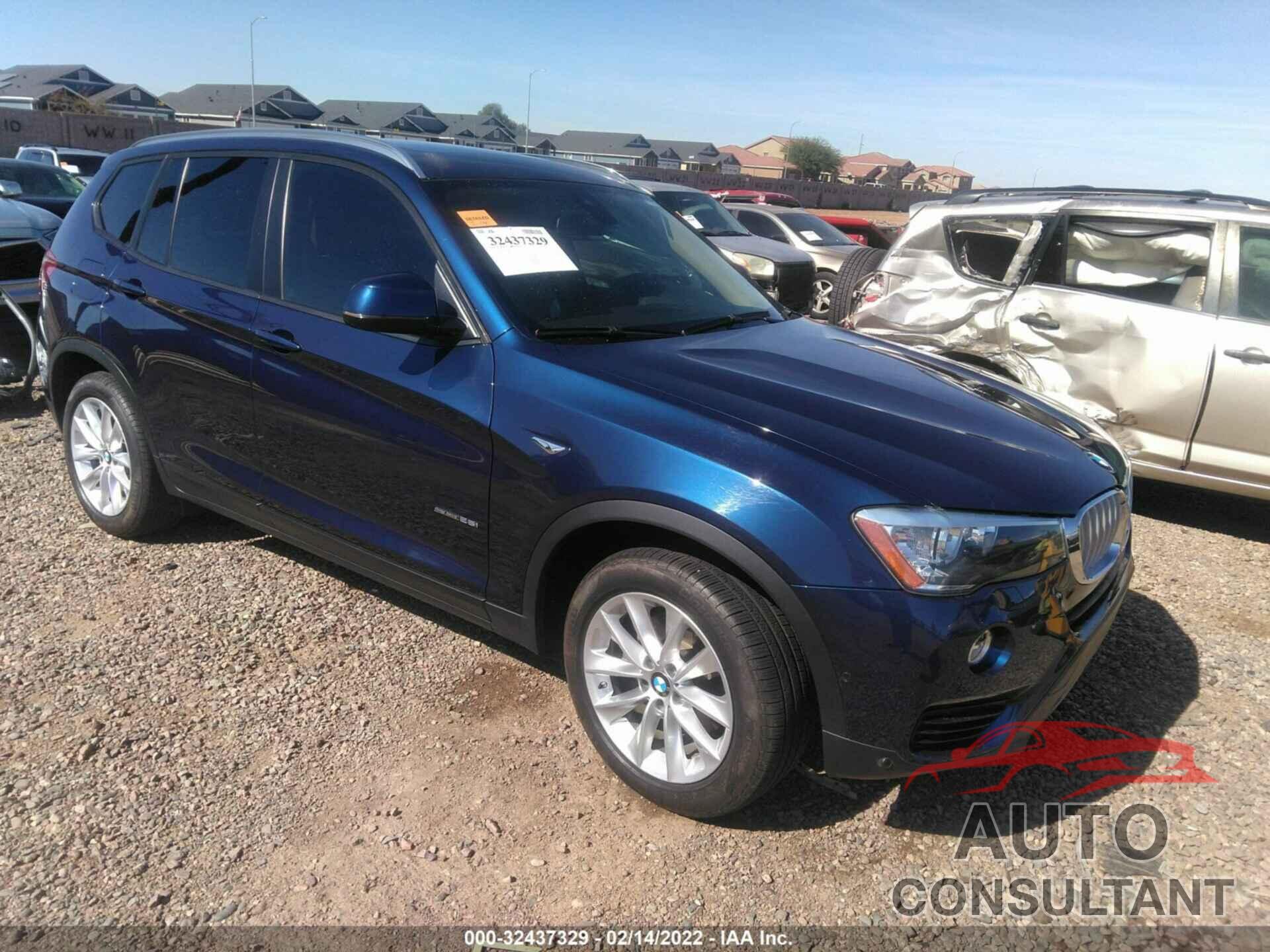 BMW X3 2017 - 5UXWZ7C35H0X42385