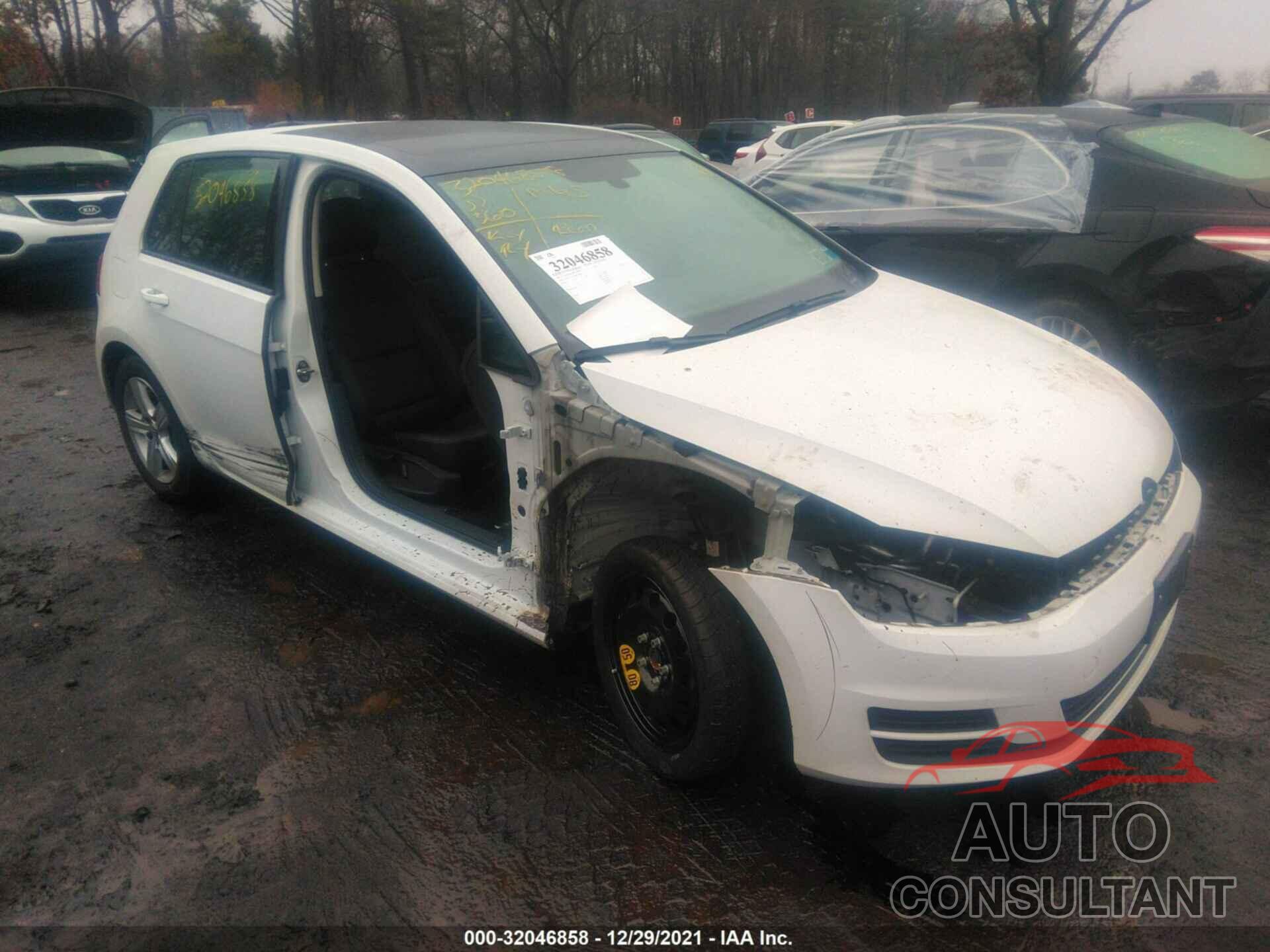 VOLKSWAGEN GOLF 2017 - 3VW117AUXHM076665