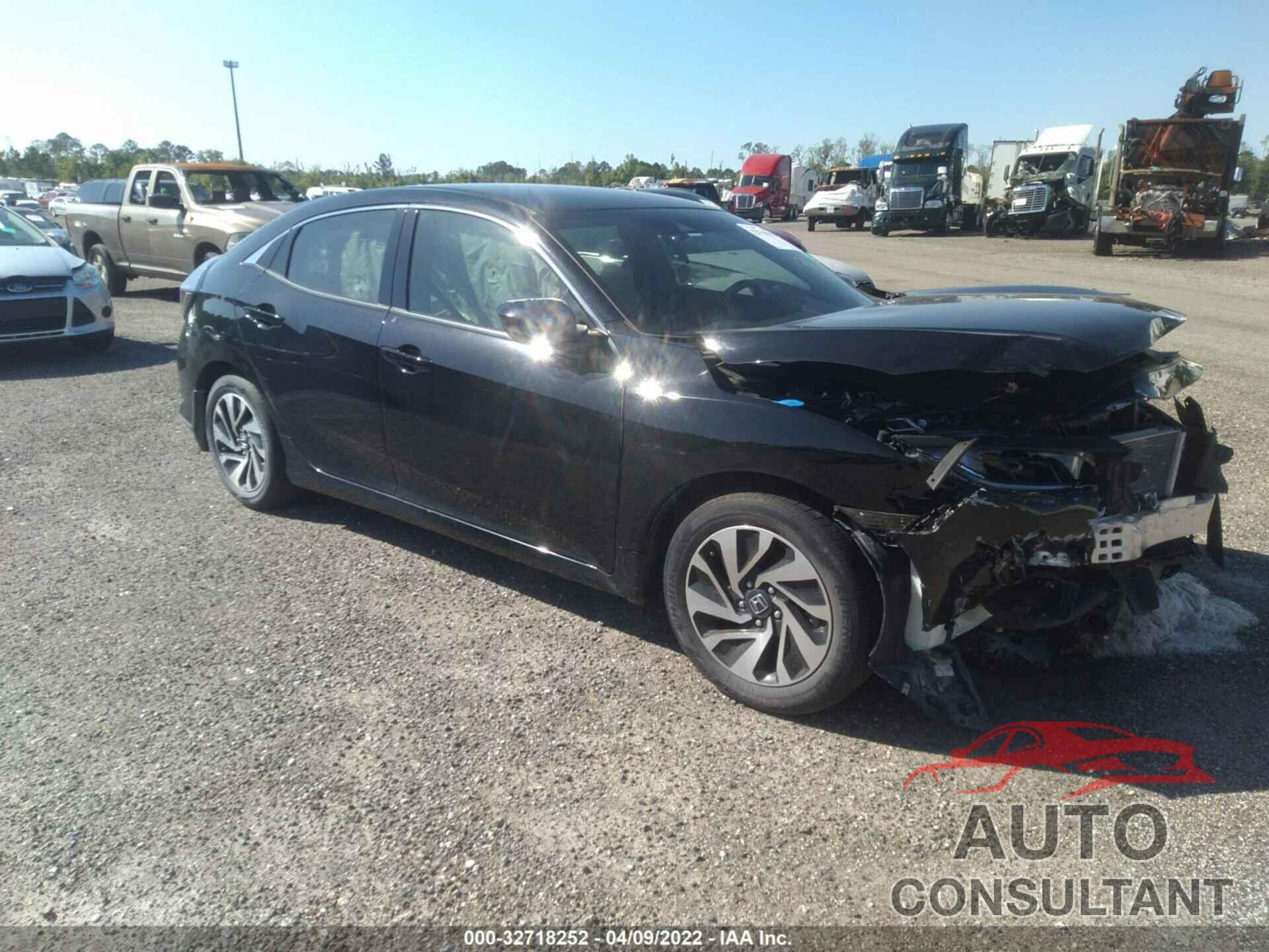 HONDA CIVIC HATCHBACK 2019 - SHHFK7H34KU222698