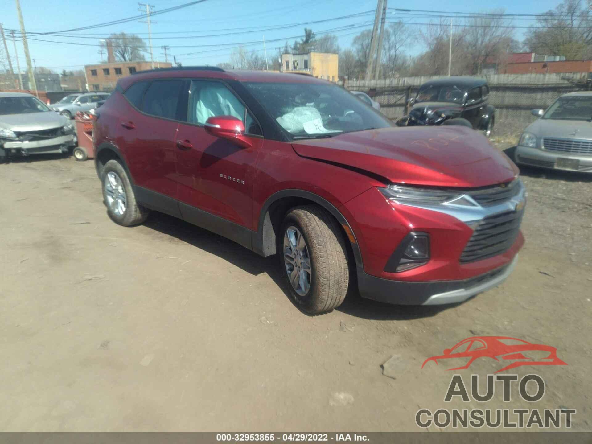 CHEVROLET BLAZER 2022 - 3GNKBCR47NS132660