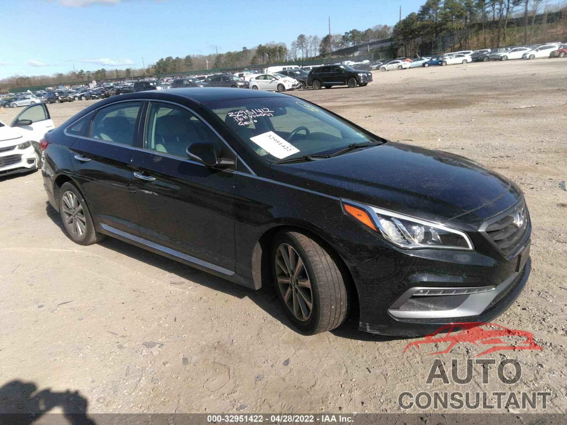 HYUNDAI SONATA 2016 - 5NPE34AF9GH328456