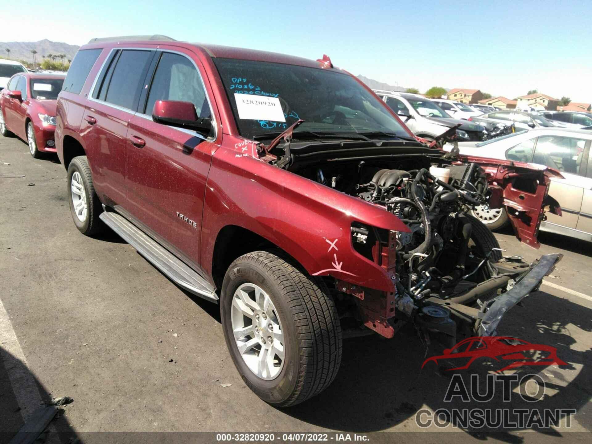 CHEVROLET TAHOE 2020 - 1GNSKBKC9LR246929