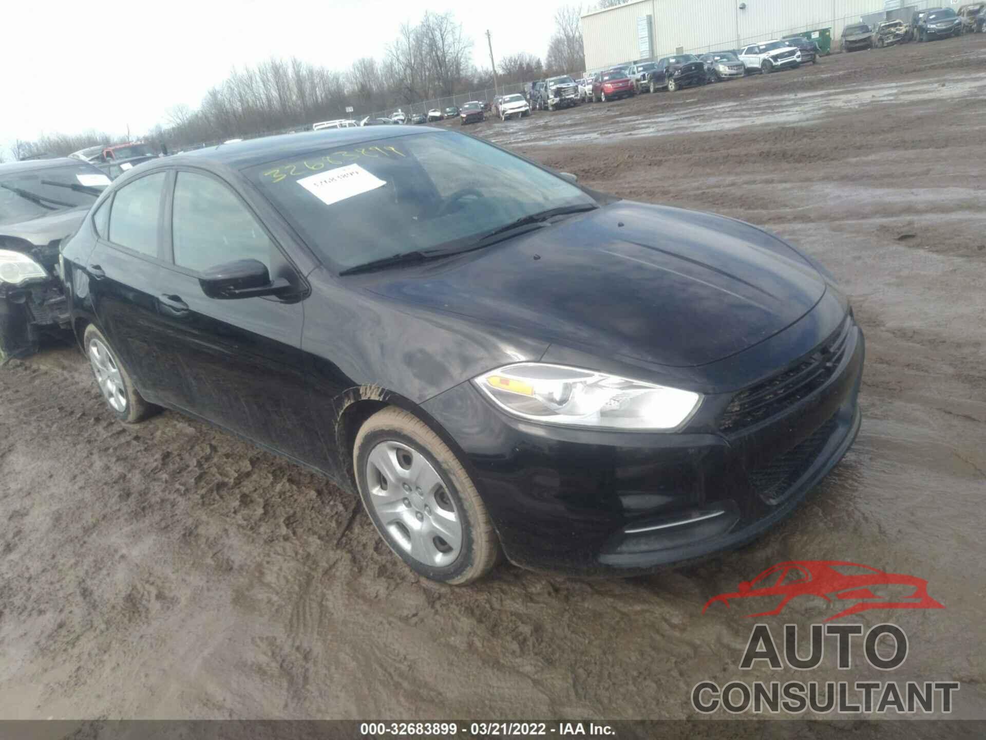 DODGE DART 2016 - 1C3CDFAA4GD704219