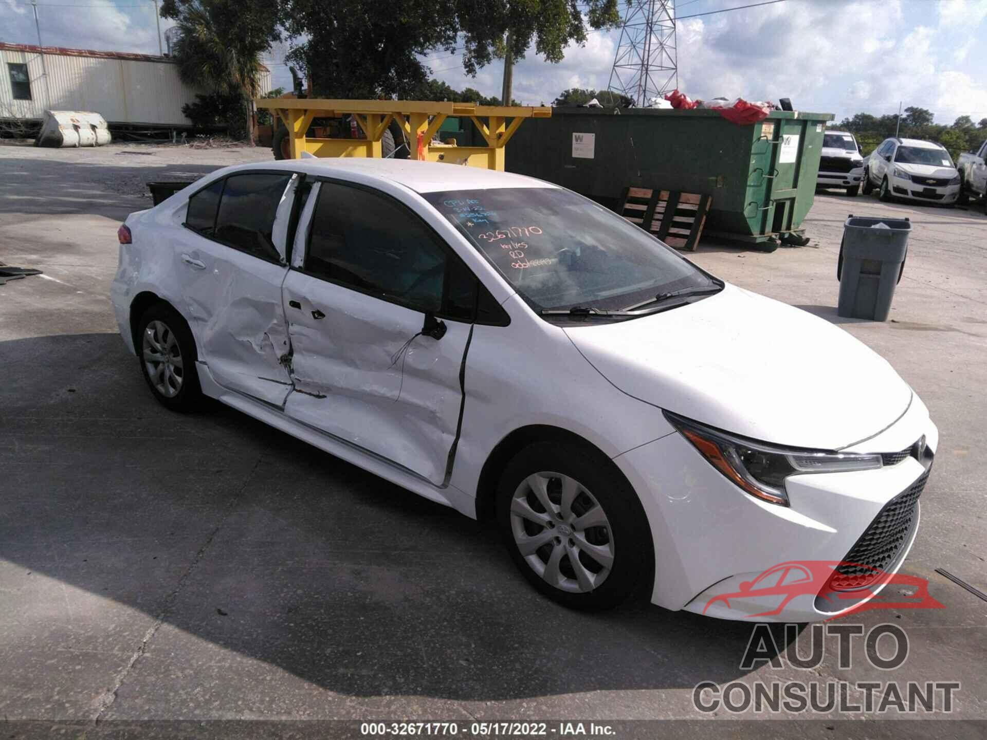 TOYOTA COROLLA 2020 - 5YFEPRAE0LP131813