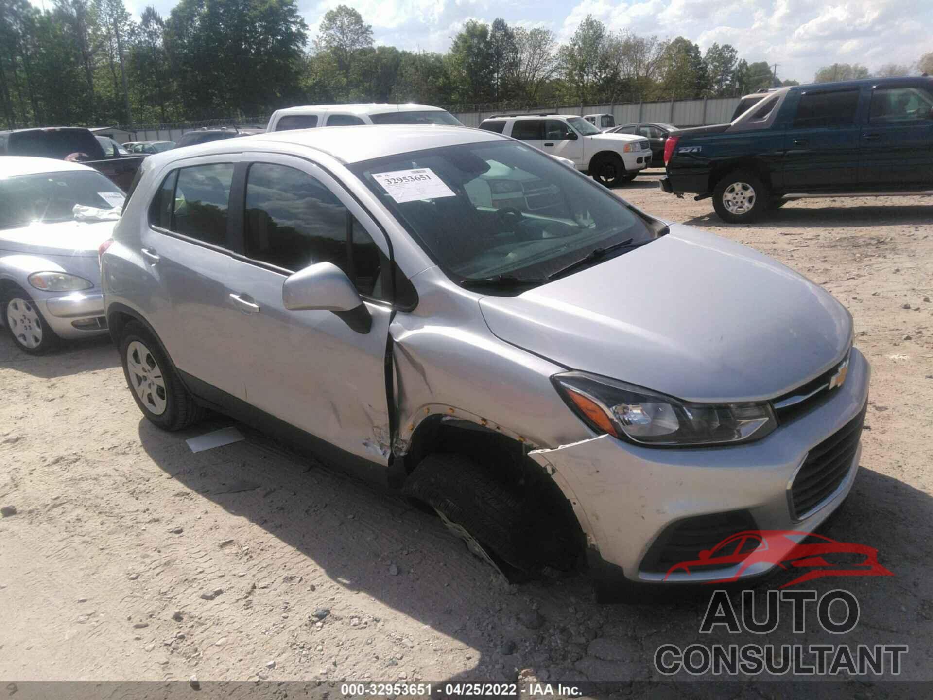 CHEVROLET TRAX 2017 - KL7CJKSB0HB130670