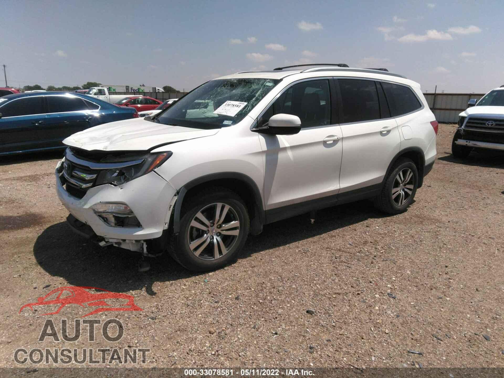 HONDA PILOT 2016 - 5FNYF5H56GB034048