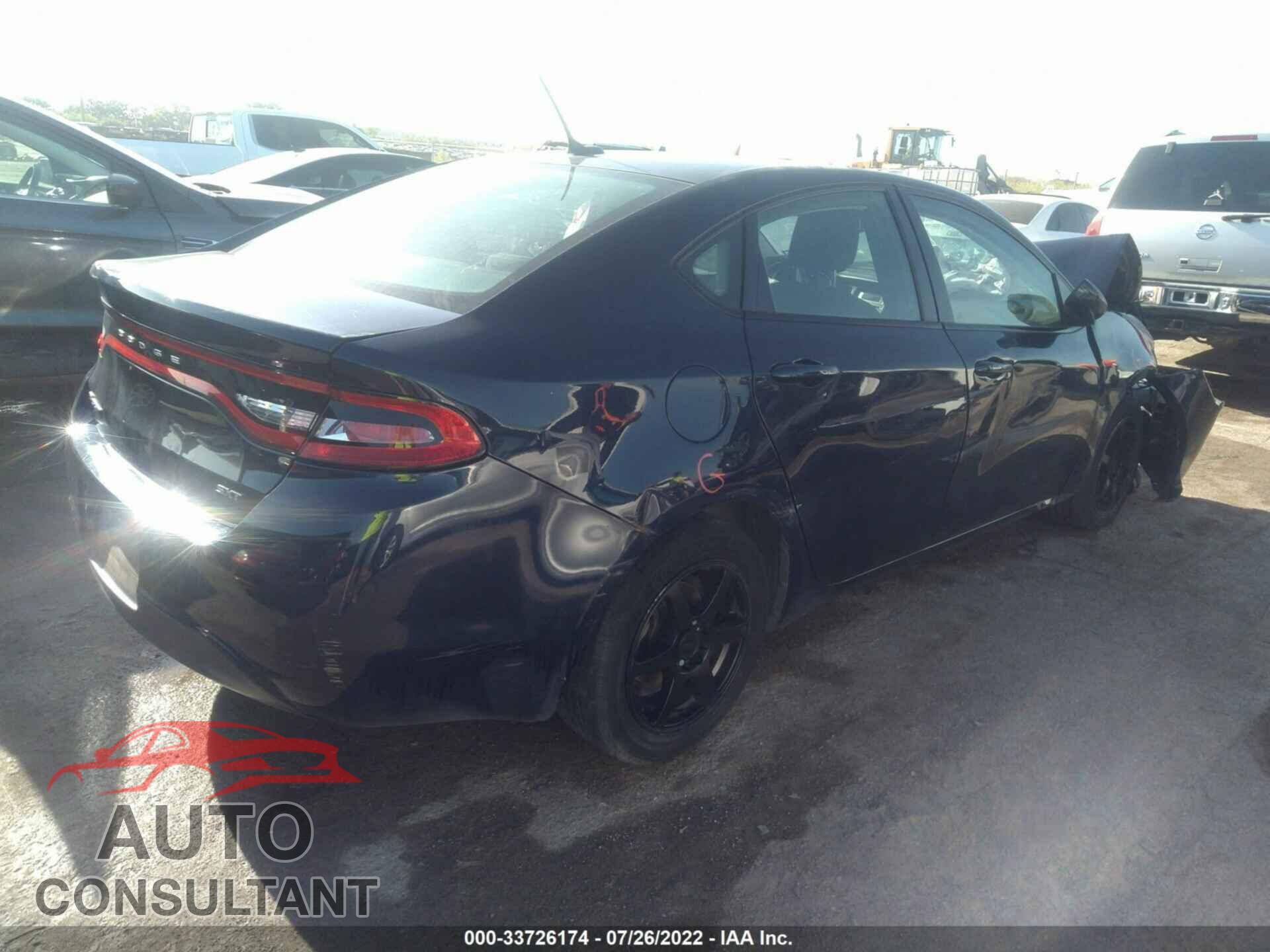 DODGE DART 2016 - 1C3CDFBB0GD717637
