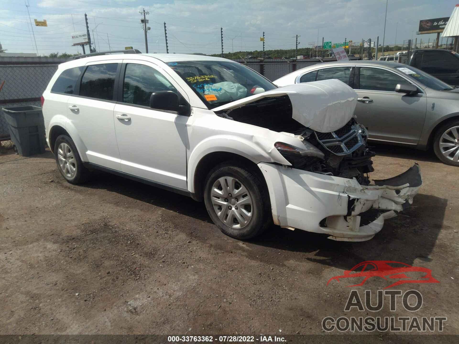 DODGE JOURNEY 2018 - 3C4PDCAB2JT381603