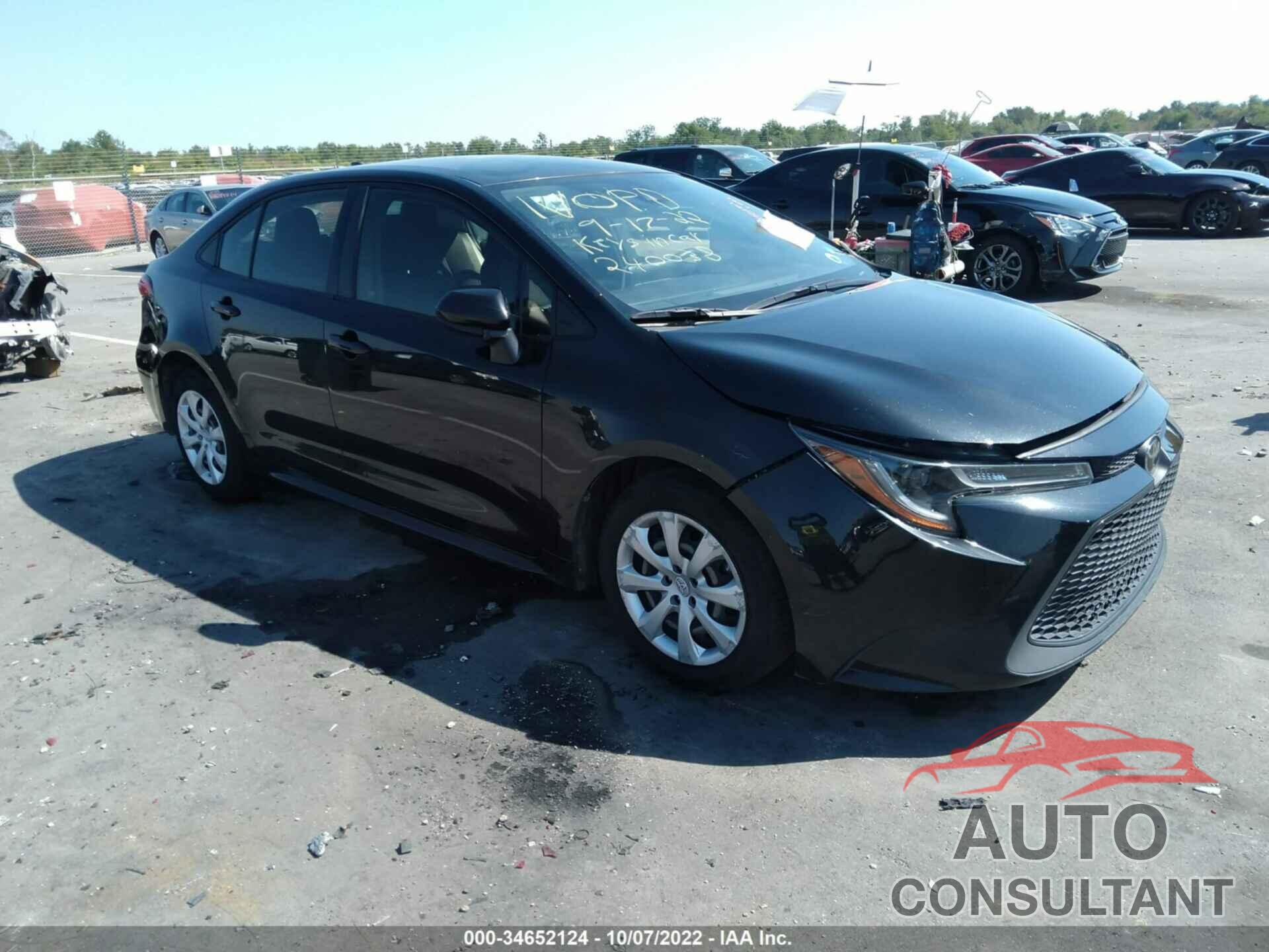 TOYOTA COROLLA 2020 - JTDEPRAE2LJ029899