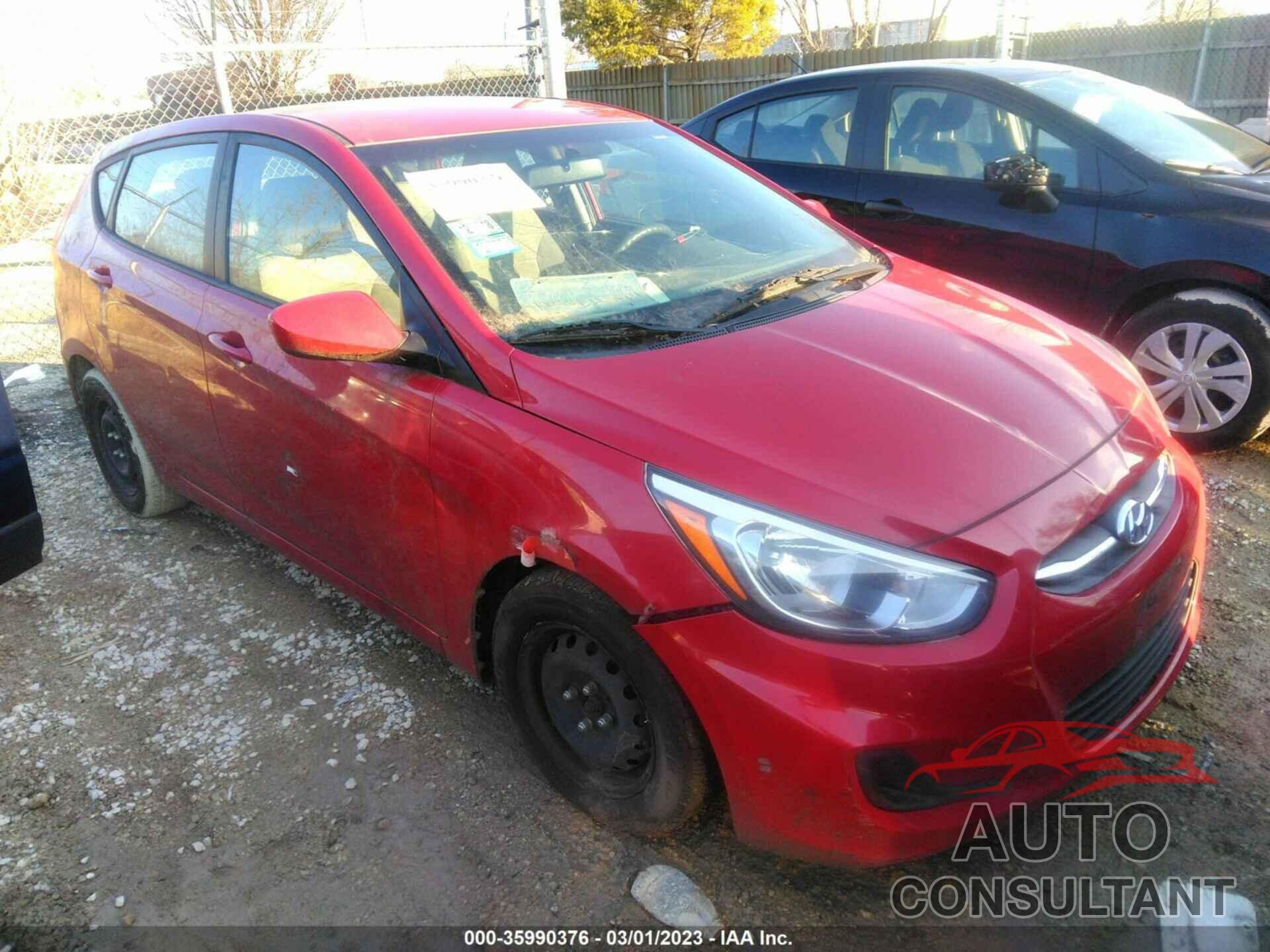 HYUNDAI ACCENT 2016 - KMHCT5AE7GU284592