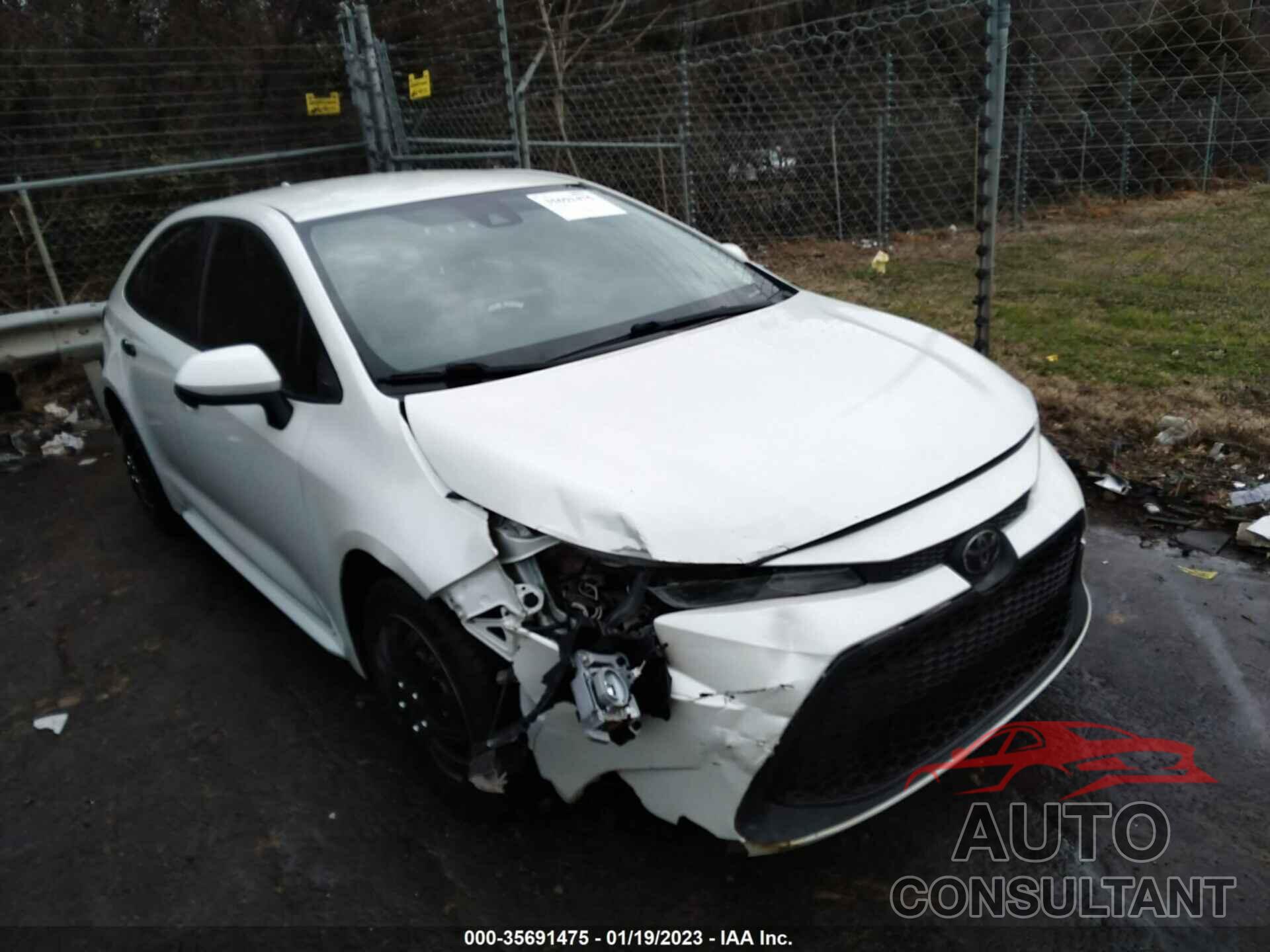 TOYOTA COROLLA 2020 - JTDEPRAE7LJ046729