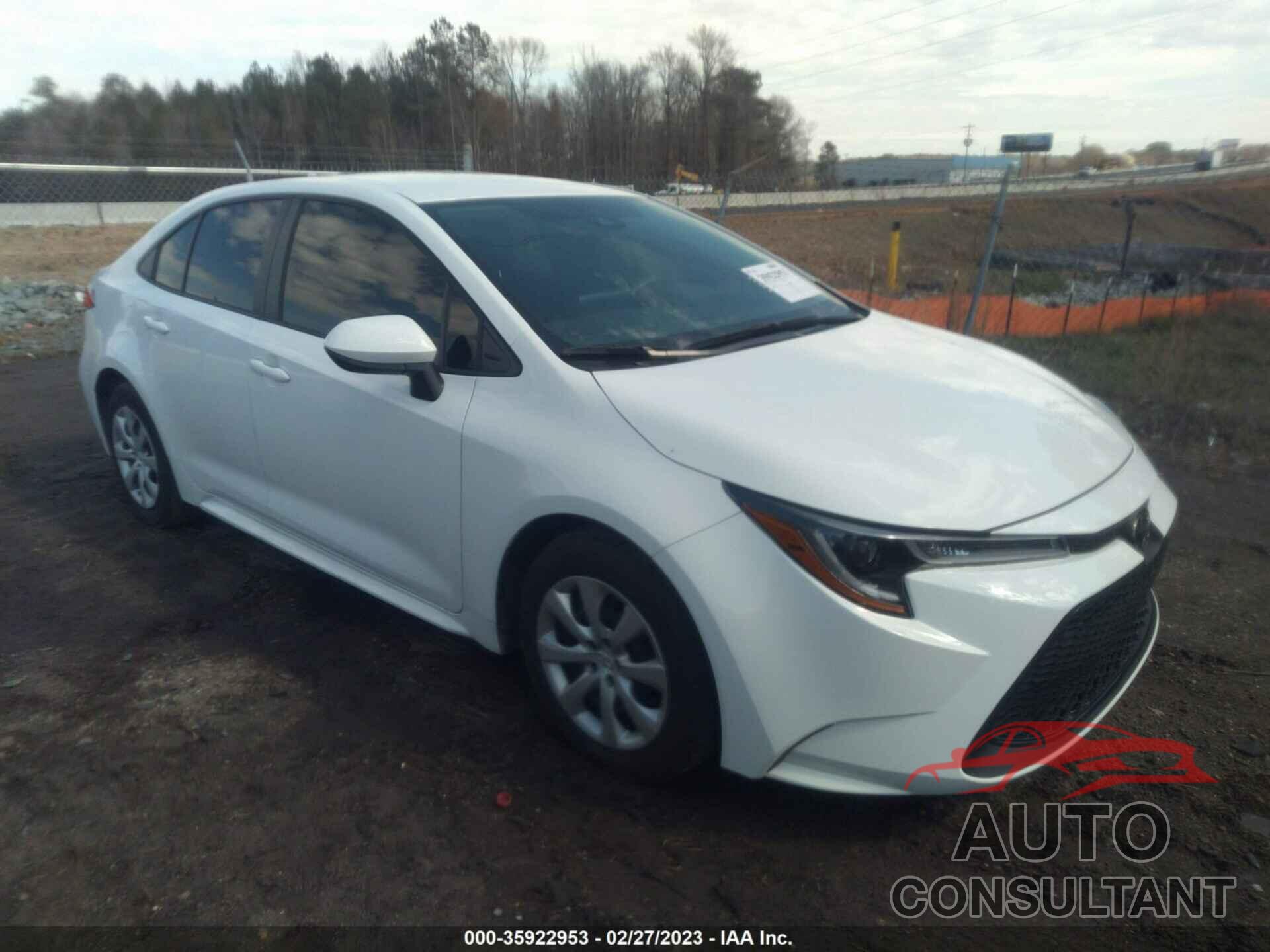 TOYOTA COROLLA 2022 - JTDEPMAE5N3019278