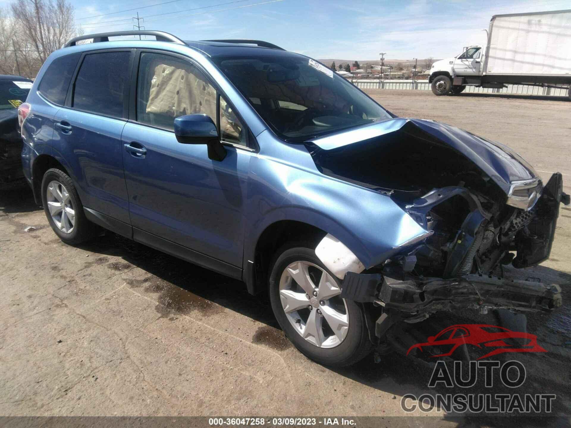 SUBARU FORESTER 2016 - JF2SJAFC3GH567510