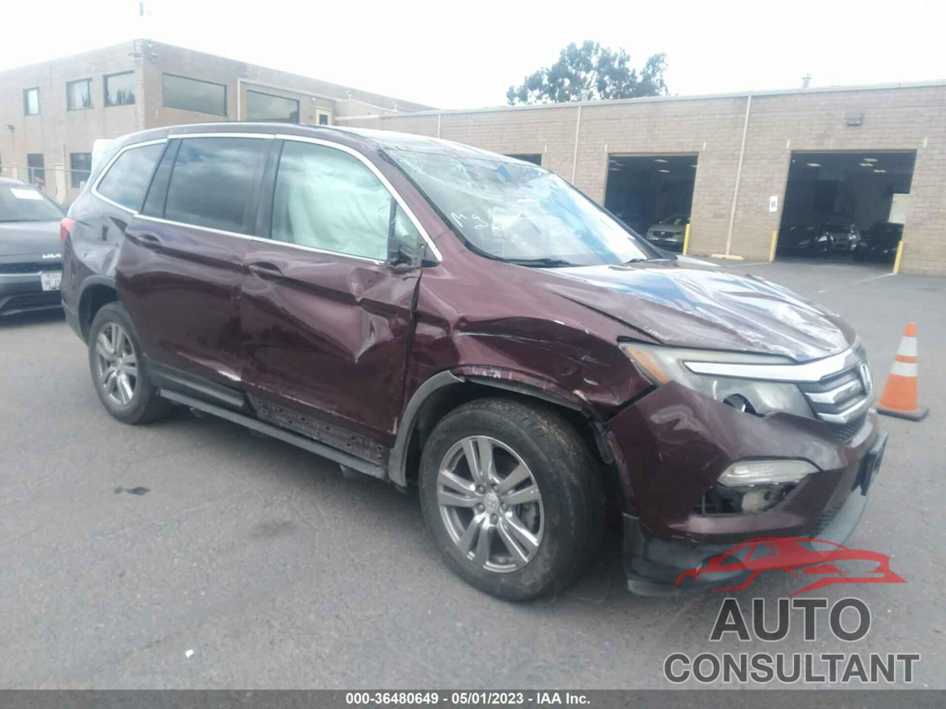 HONDA PILOT 2016 - 5FNYF5H3XGB008843
