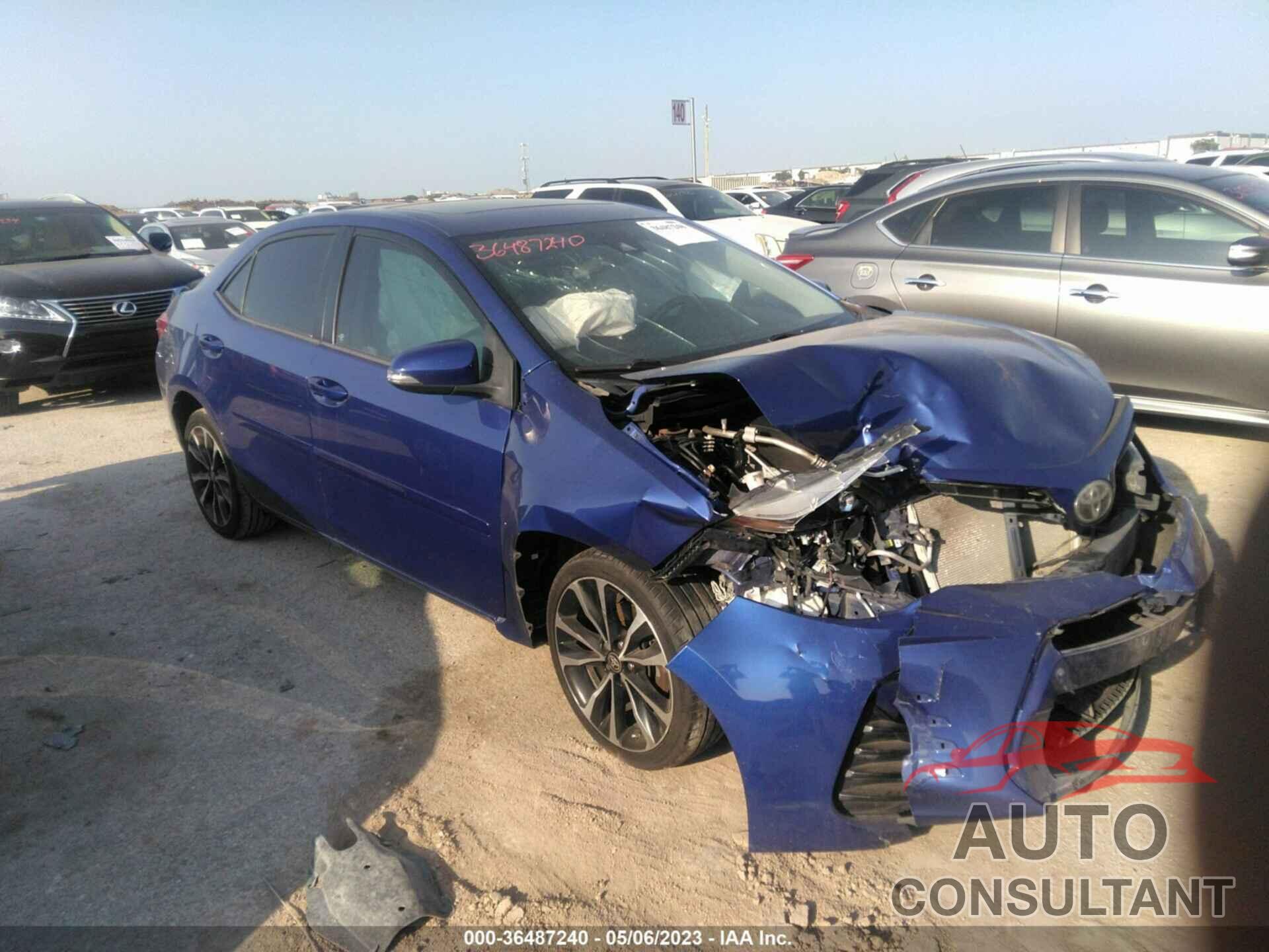 TOYOTA COROLLA 2017 - 2T1BURHE1HC864610
