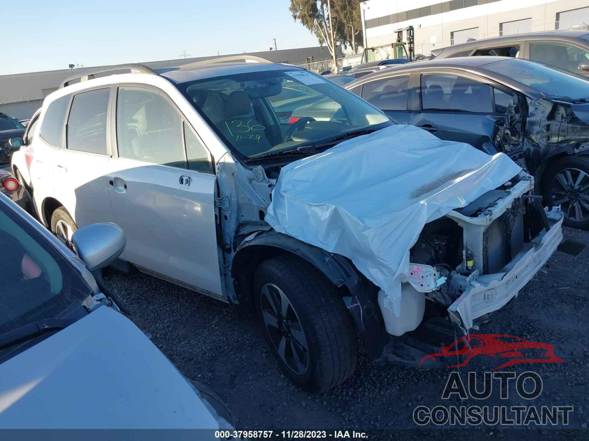 SUBARU FORESTER 2018 - JF2SJARC0JH549551