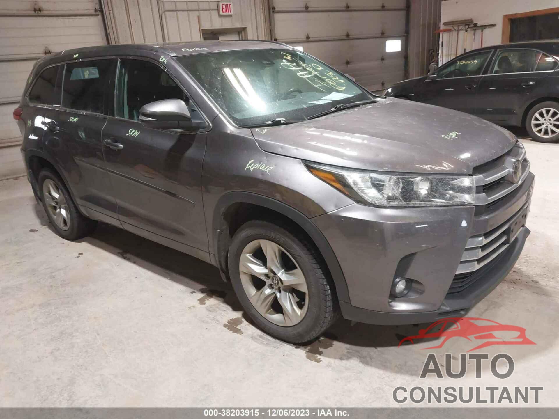 TOYOTA HIGHLANDER 2019 - 5TDDZRFH1KS953874