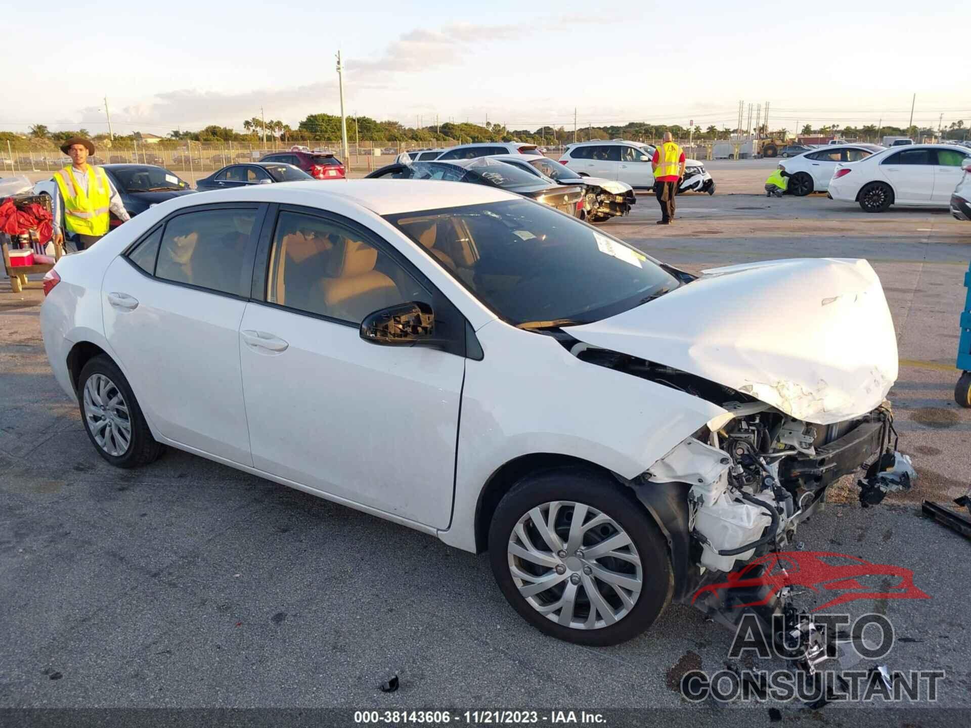 TOYOTA COROLLA 2017 - 2T1BURHE5HC920421