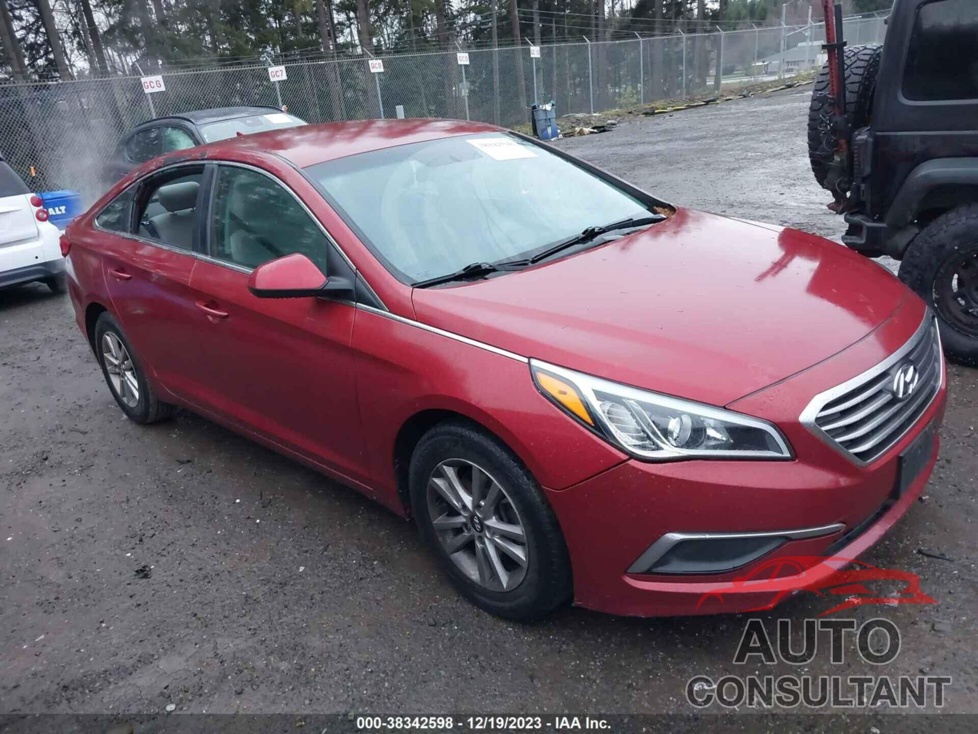 HYUNDAI SONATA 2016 - 5NPE24AF3GH367403