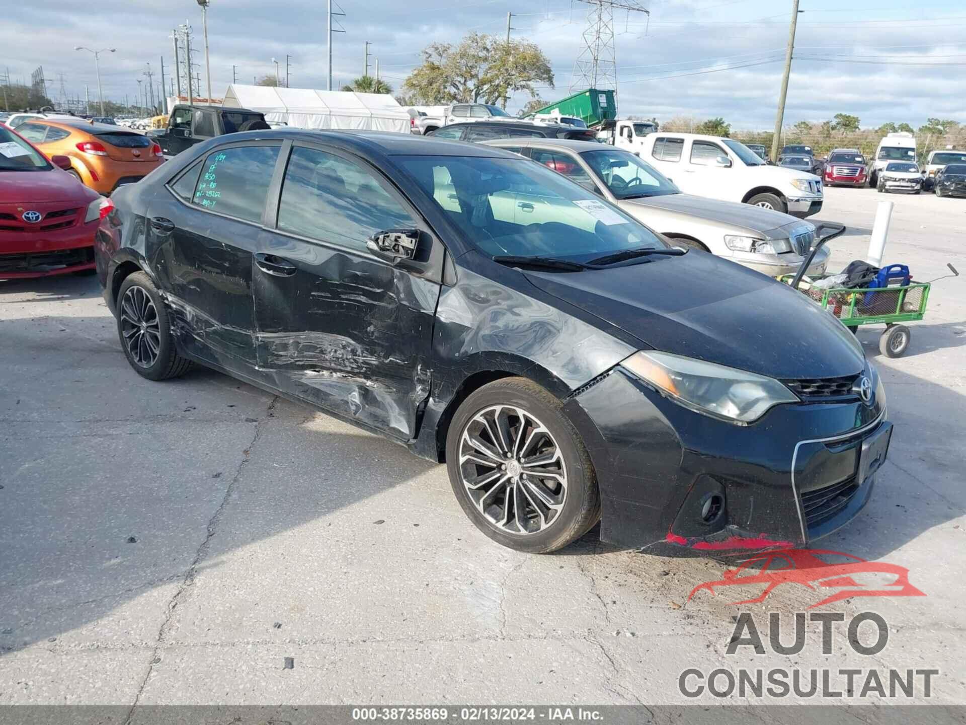 TOYOTA COROLLA 2016 - 2T1BURHE1GC541981