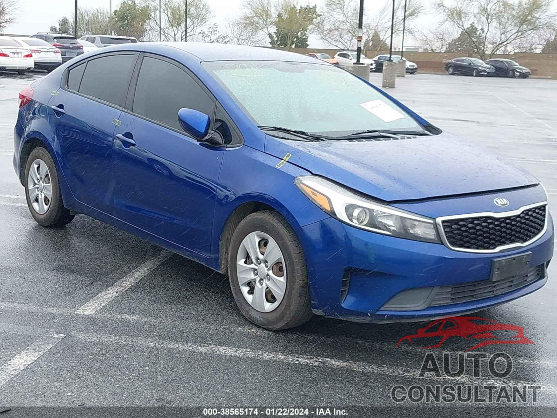 KIA FORTE 2017 - 3KPFK4A76HE025141