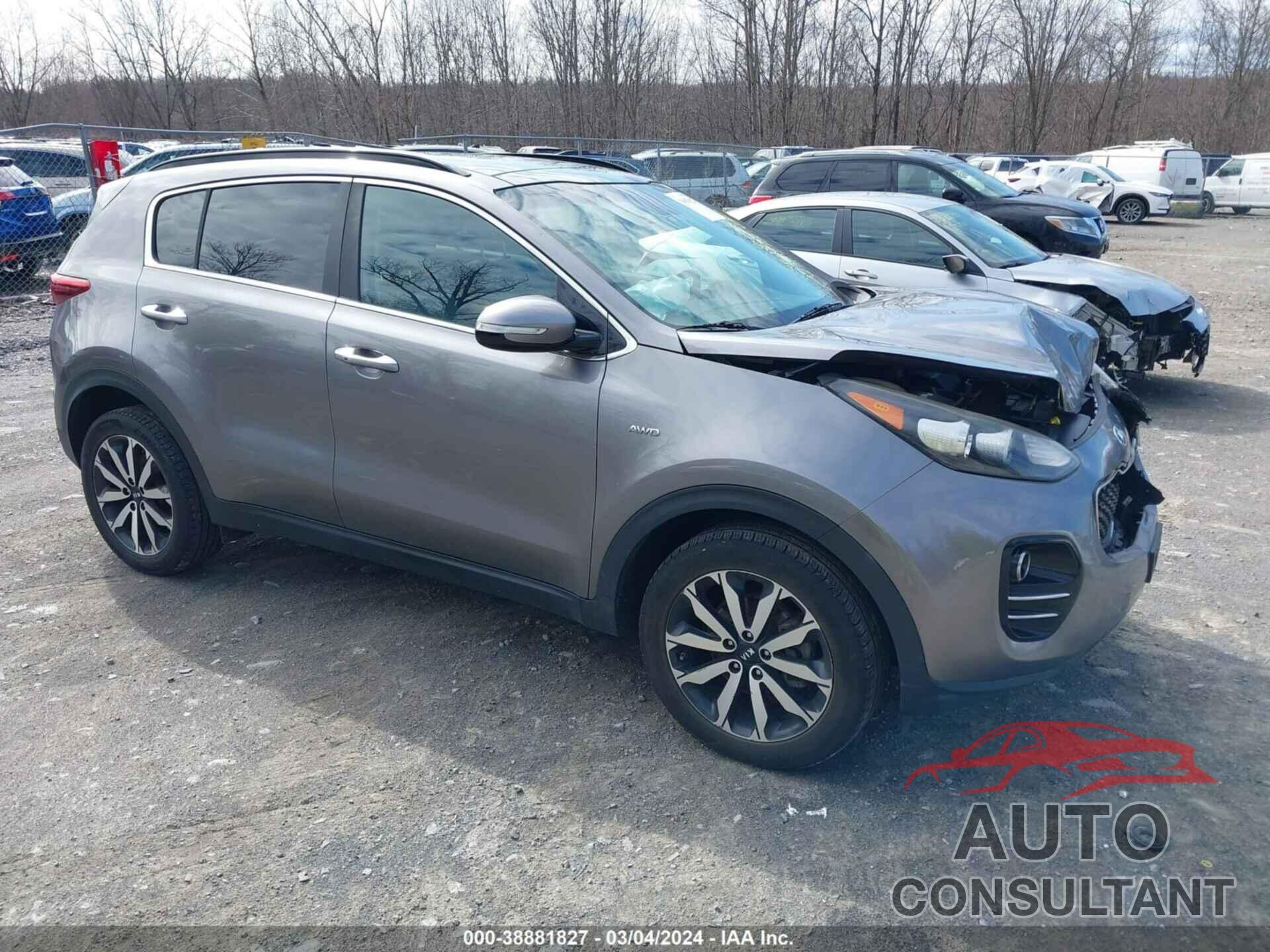 KIA SPORTAGE 2018 - KNDPNCAC4J7422985