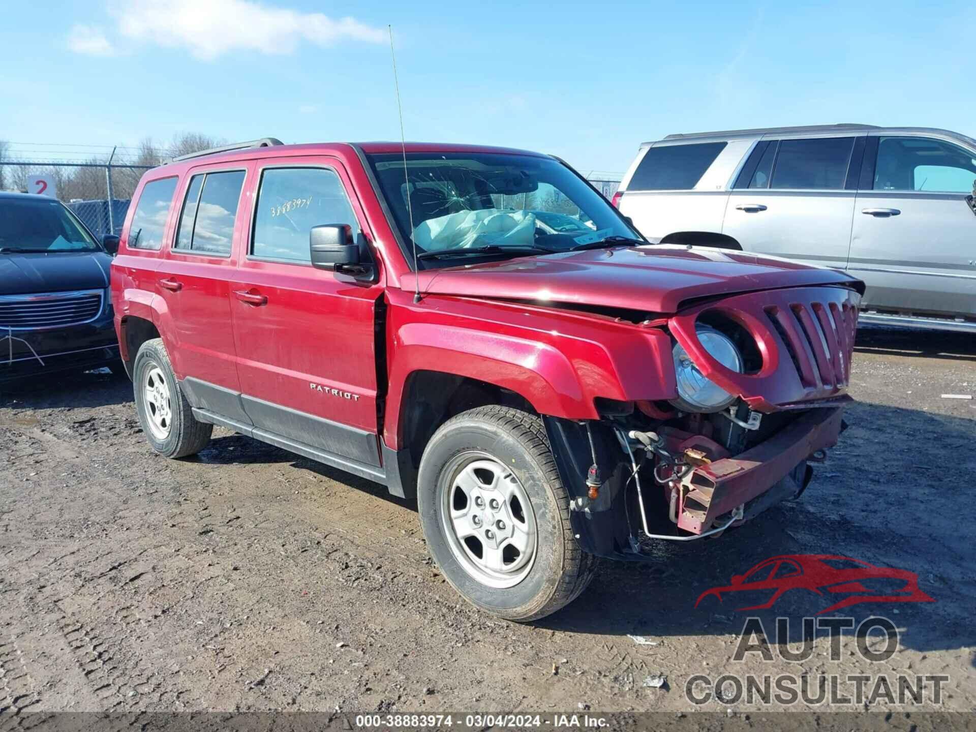 JEEP PATRIOT 2016 - 1C4NJRBB4GD691686