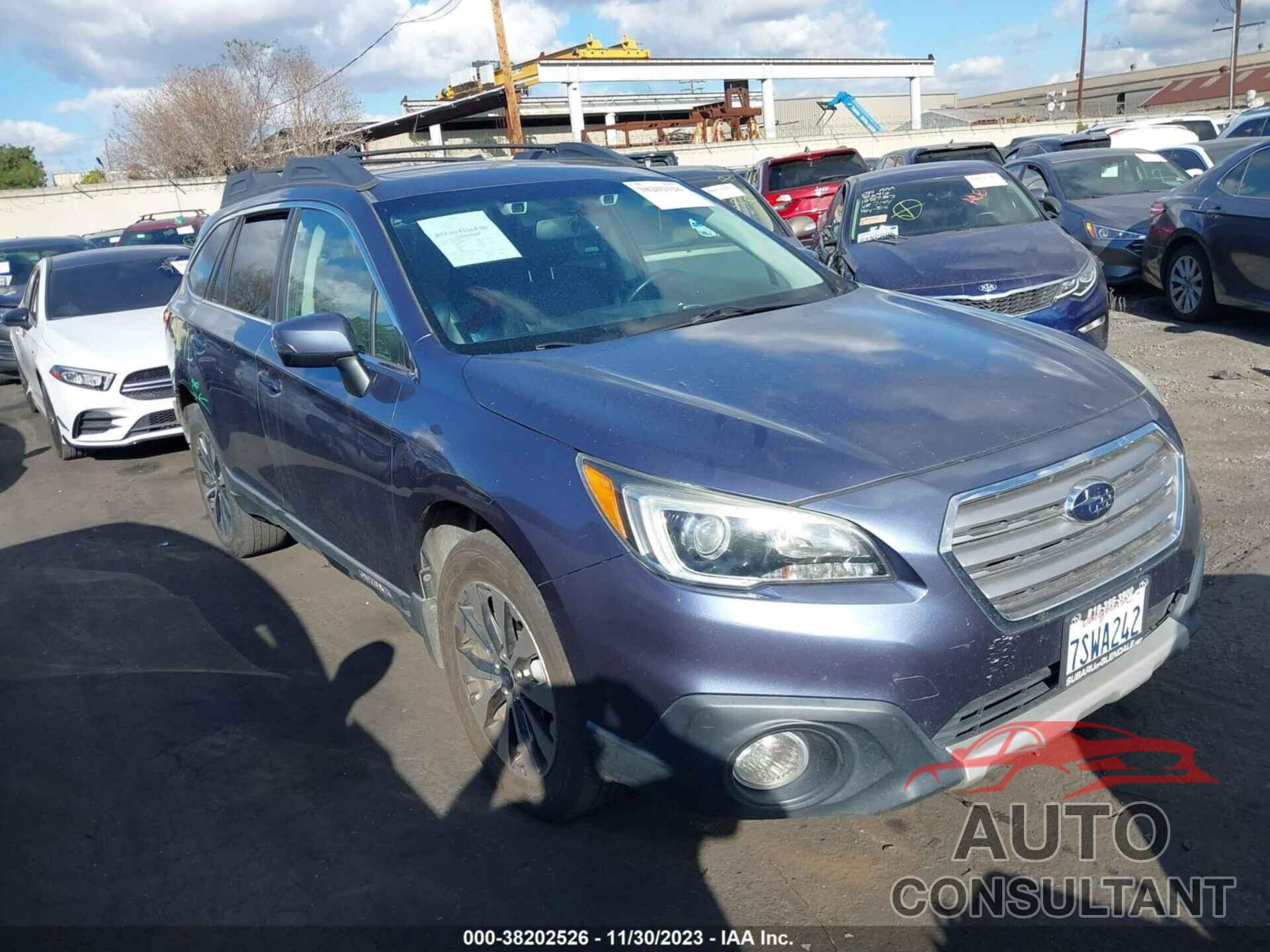 SUBARU OUTBACK 2016 - 4S4BSANC4G3318803