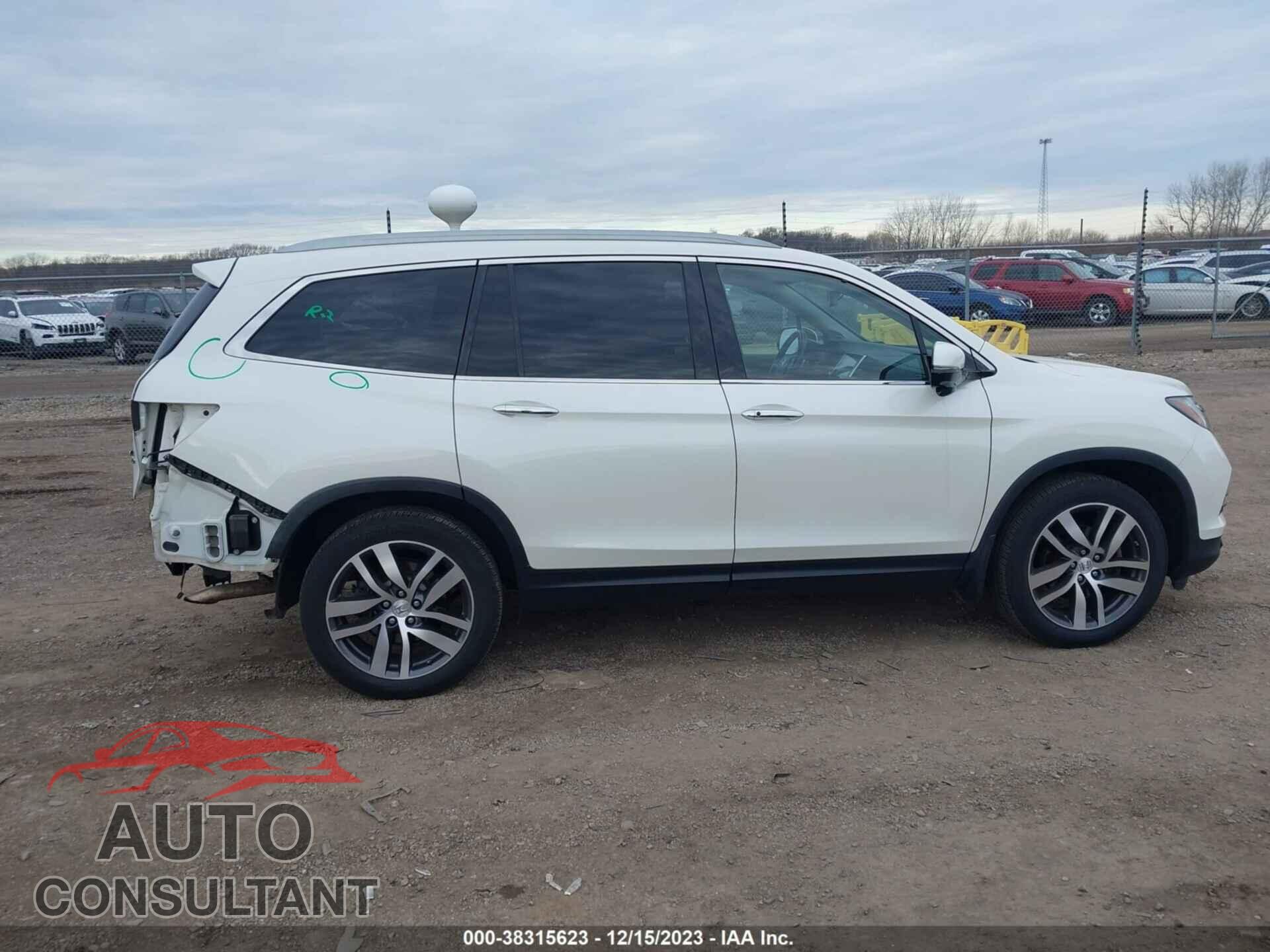 HONDA PILOT 2017 - 5FNYF6H97HB032867