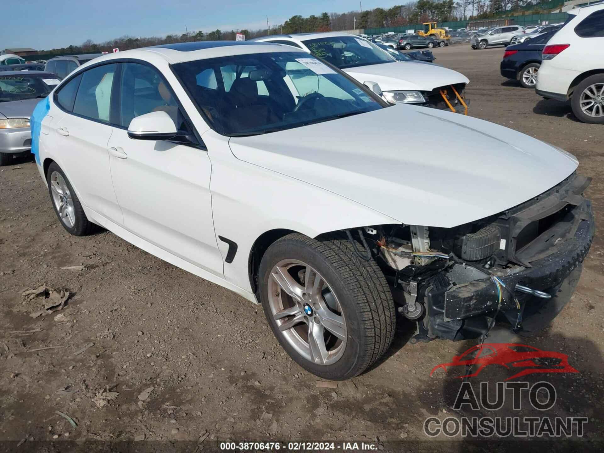 BMW 328I GRAN TURISMO 2016 - WBA8Z5C57GGS38374