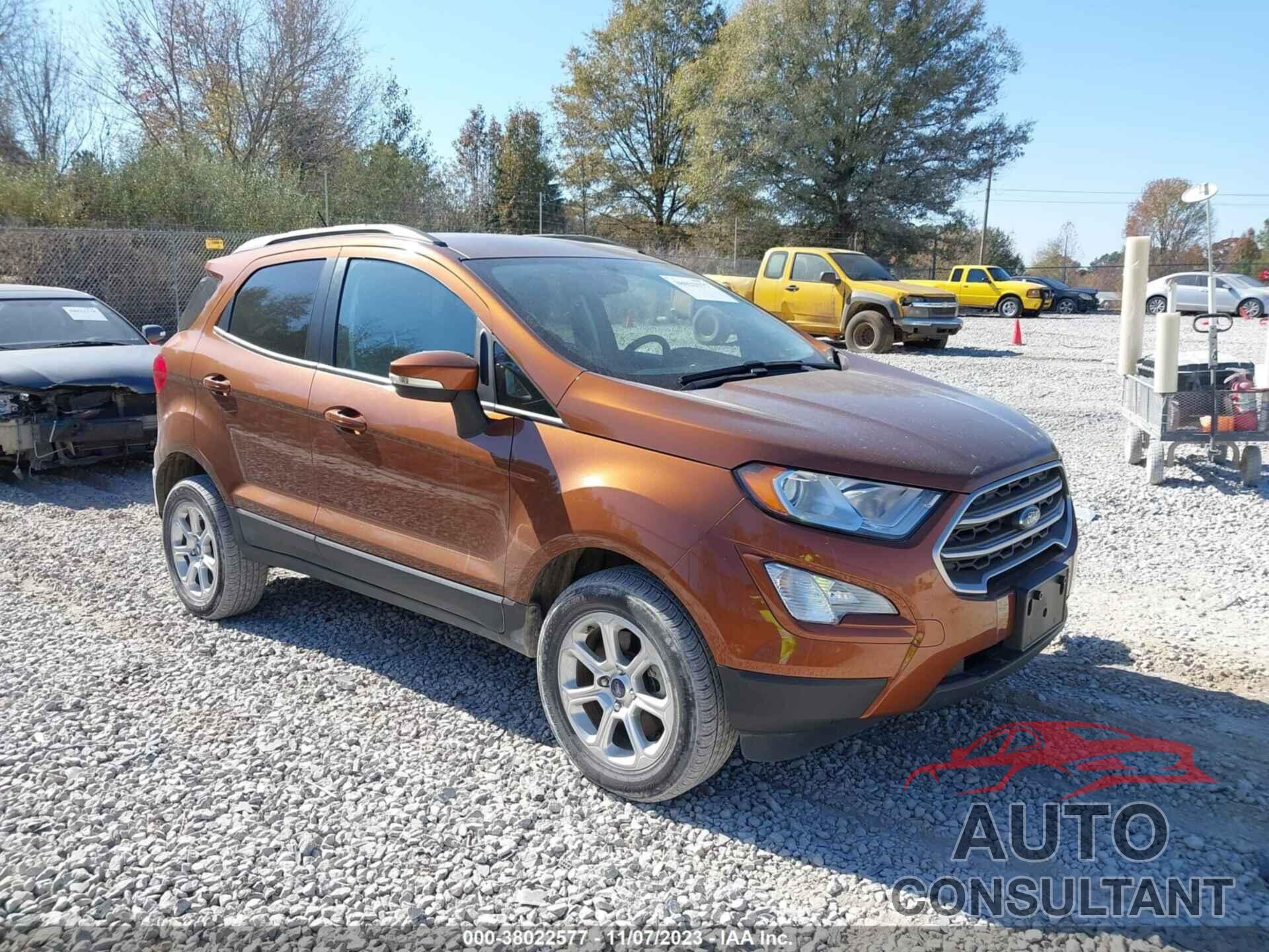 FORD ECOSPORT 2020 - MAJ6S3GL2LC358098