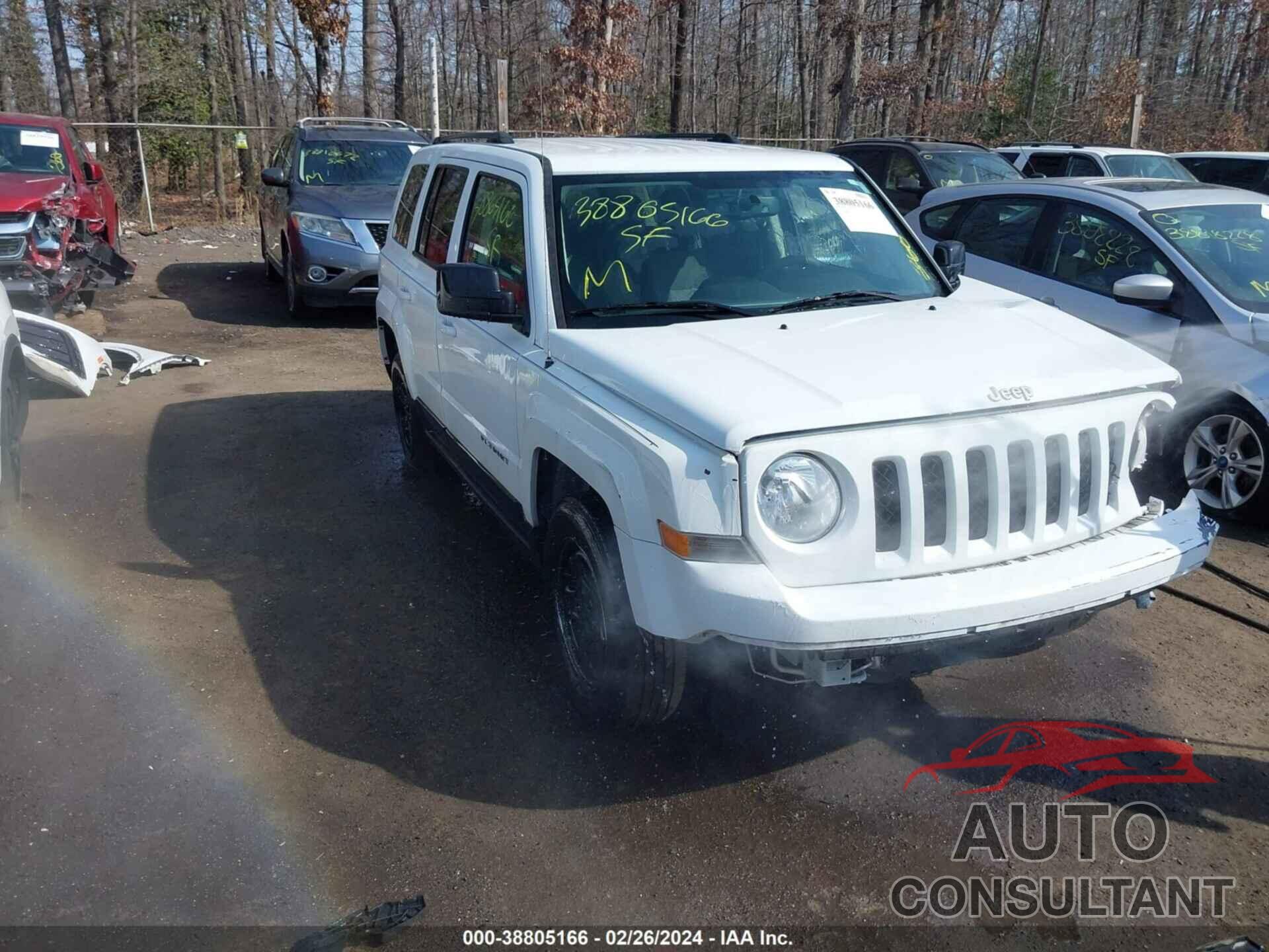 JEEP PATRIOT 2017 - 1C4NJPBB0HD131072