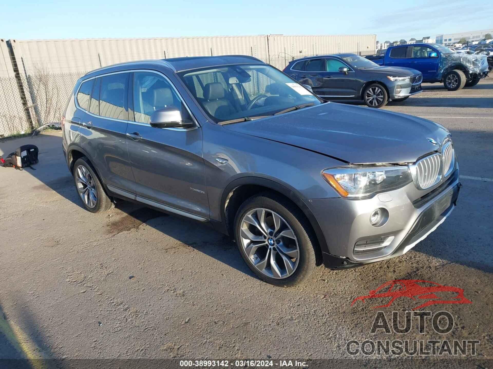 BMW X3 2017 - 5UXWX9C3XH0W70763