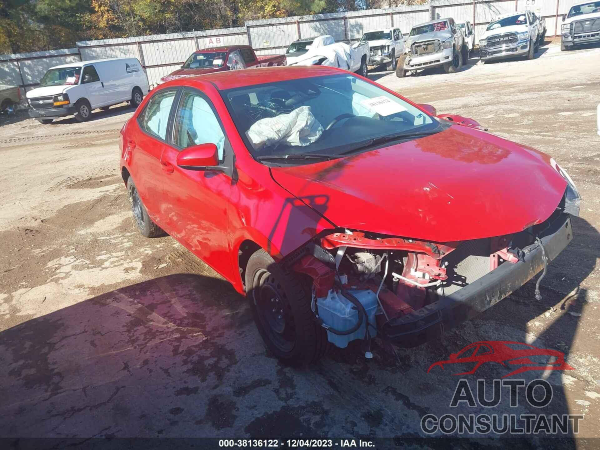 TOYOTA COROLLA 2018 - 2T1BURHE0JC102004