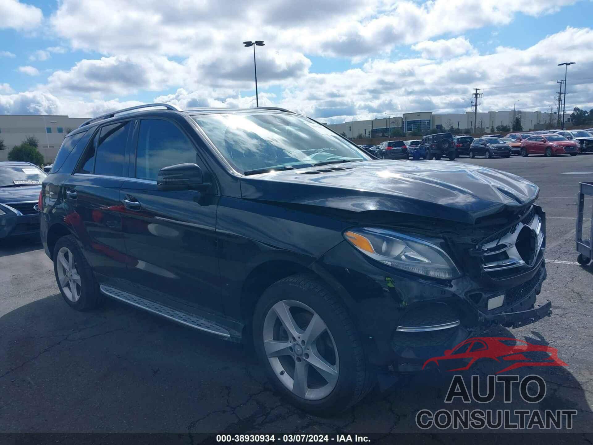 MERCEDES-BENZ GLE 350 2016 - 4JGDA5HBXGA672990