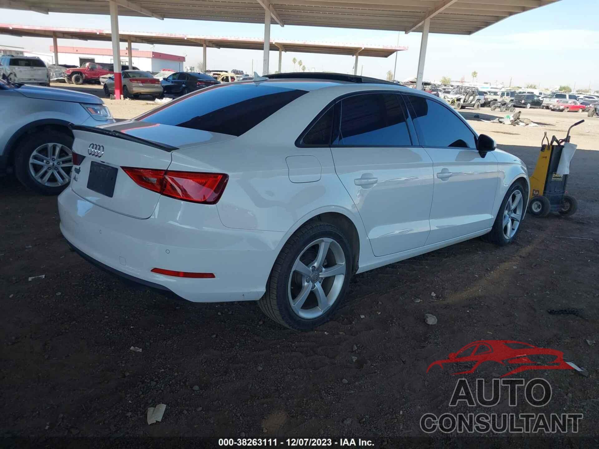 AUDI A3 2016 - WAUA7GFF1G1054512