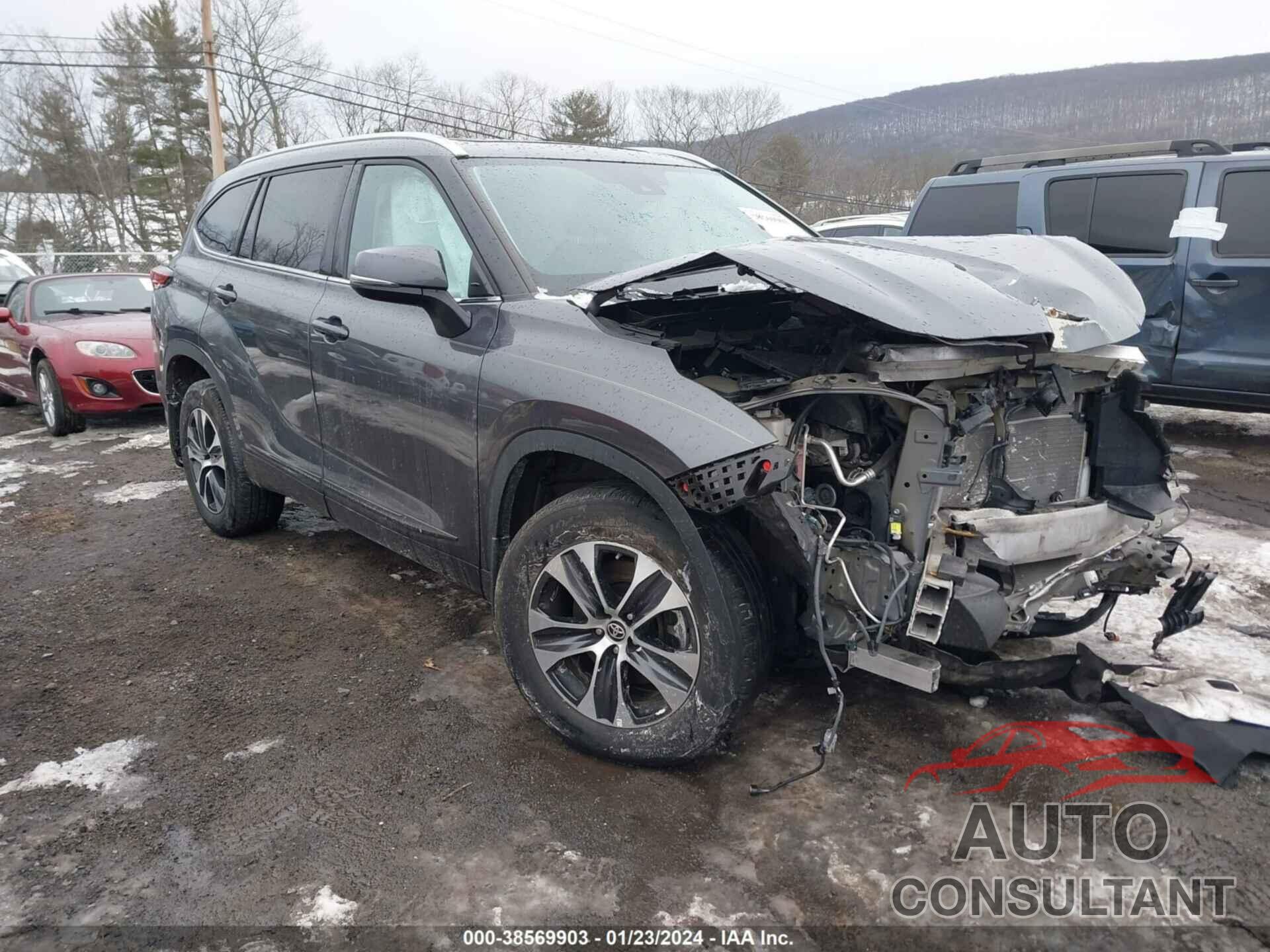 TOYOTA HIGHLANDER 2021 - 5TDGZRBH5MS125249