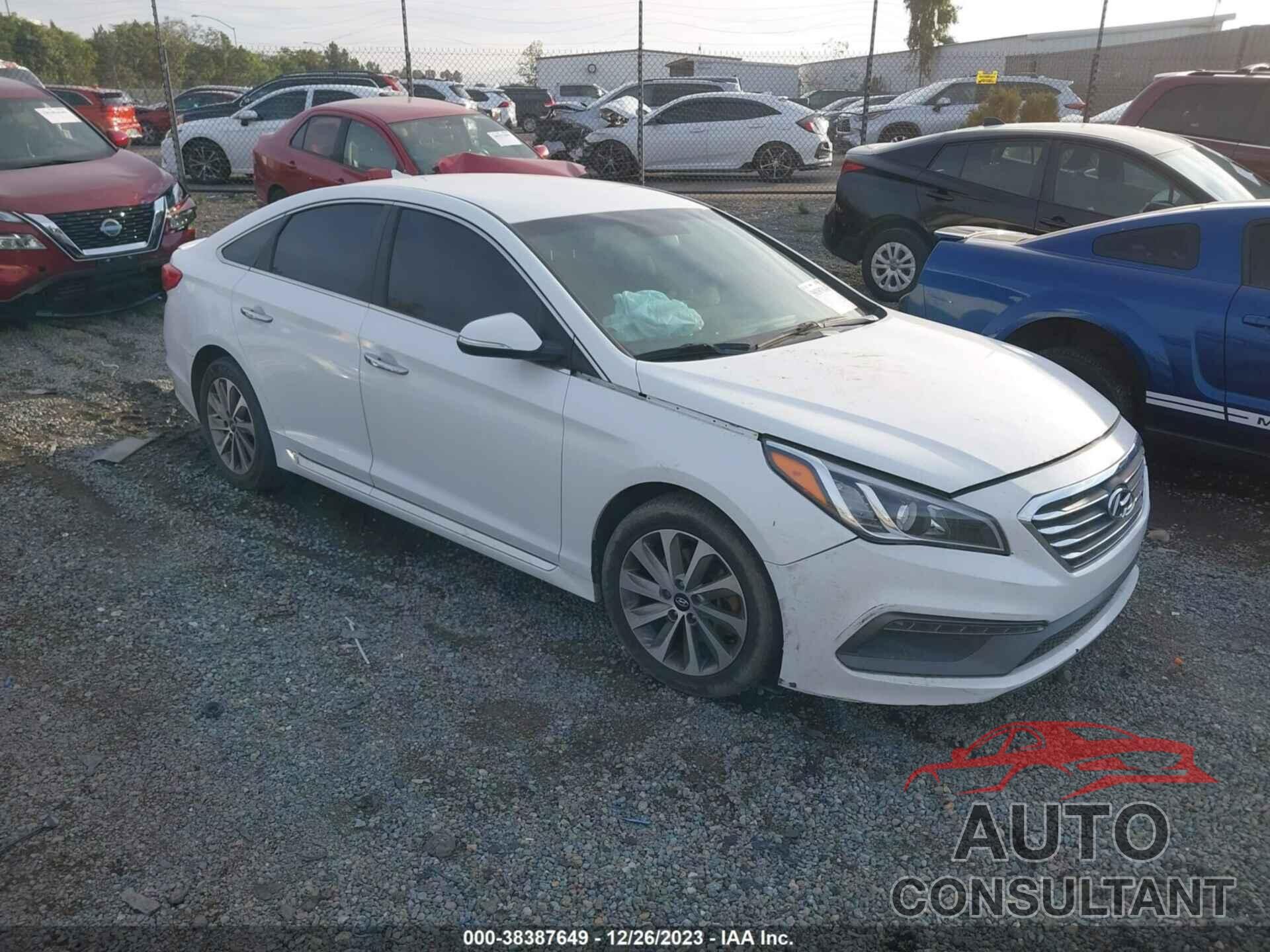 HYUNDAI SONATA 2016 - 5NPE34AF0GH278580