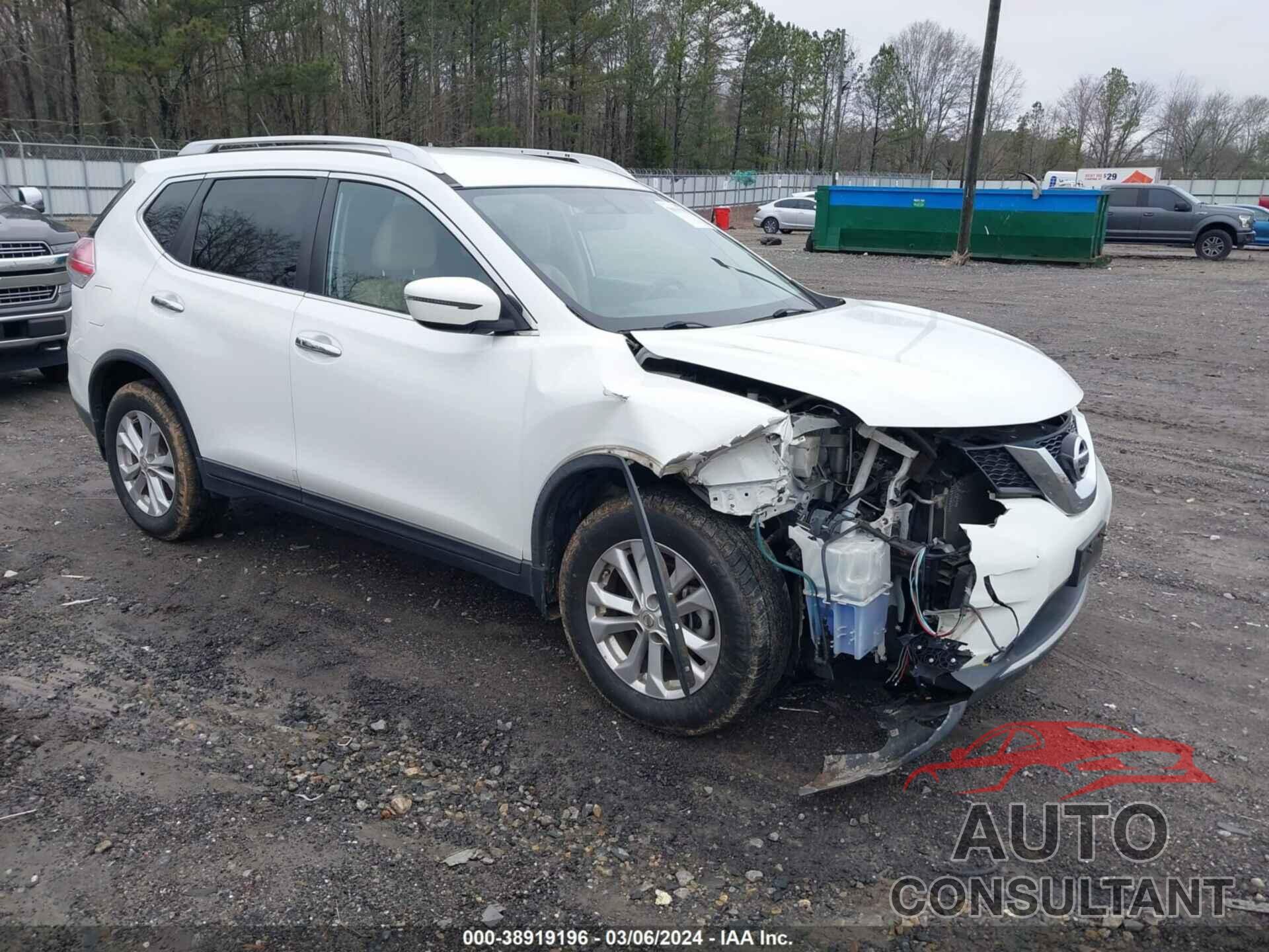 NISSAN ROGUE 2016 - KNMAT2MT8GP633035